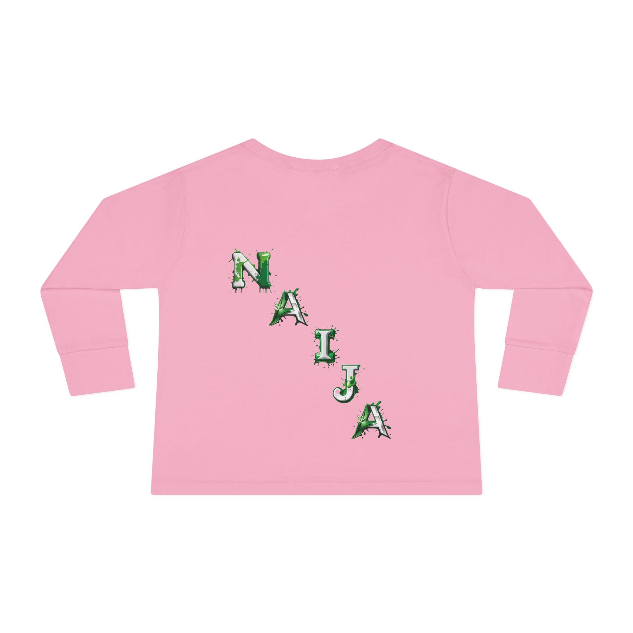 Naija Papa’s No Dey Take Dem Pickin Play, Toddler Long Sleeve T-shirt