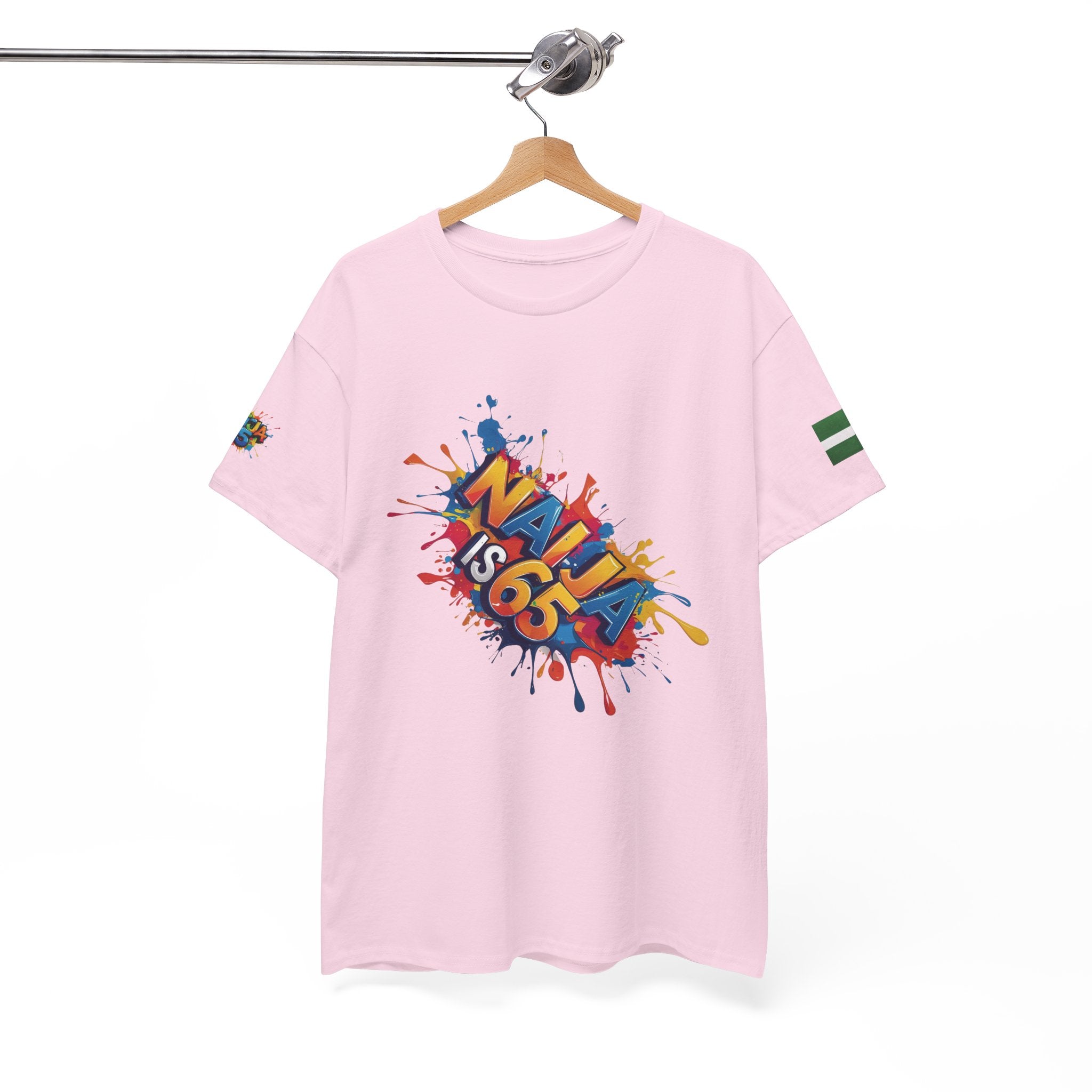 Naija is 65, INDEPENDENCE, Unisex, Cotton T-shirt