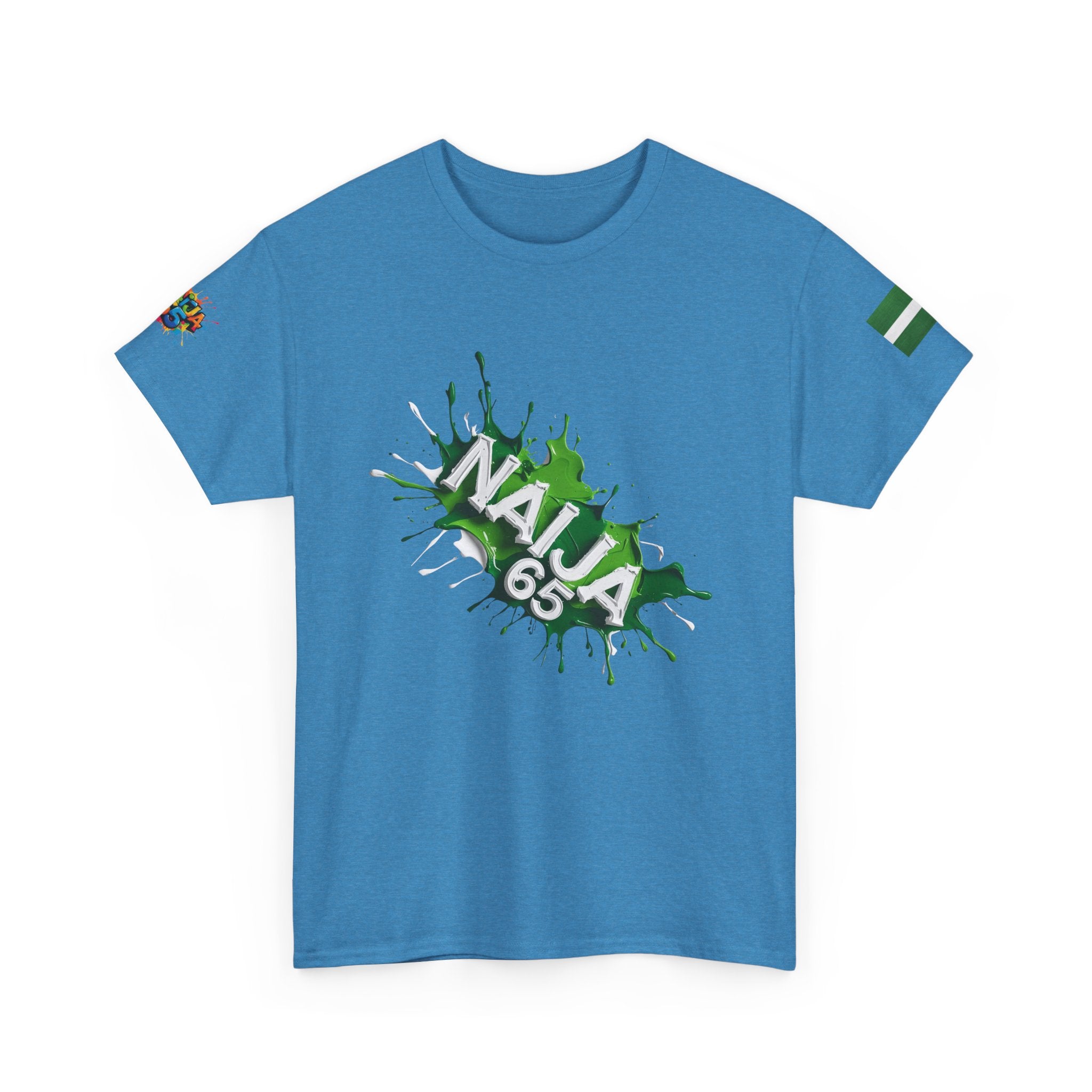 Naija 65TH INDEPENDENCE CELEBRATION, - Unisex Cotton T-shirt