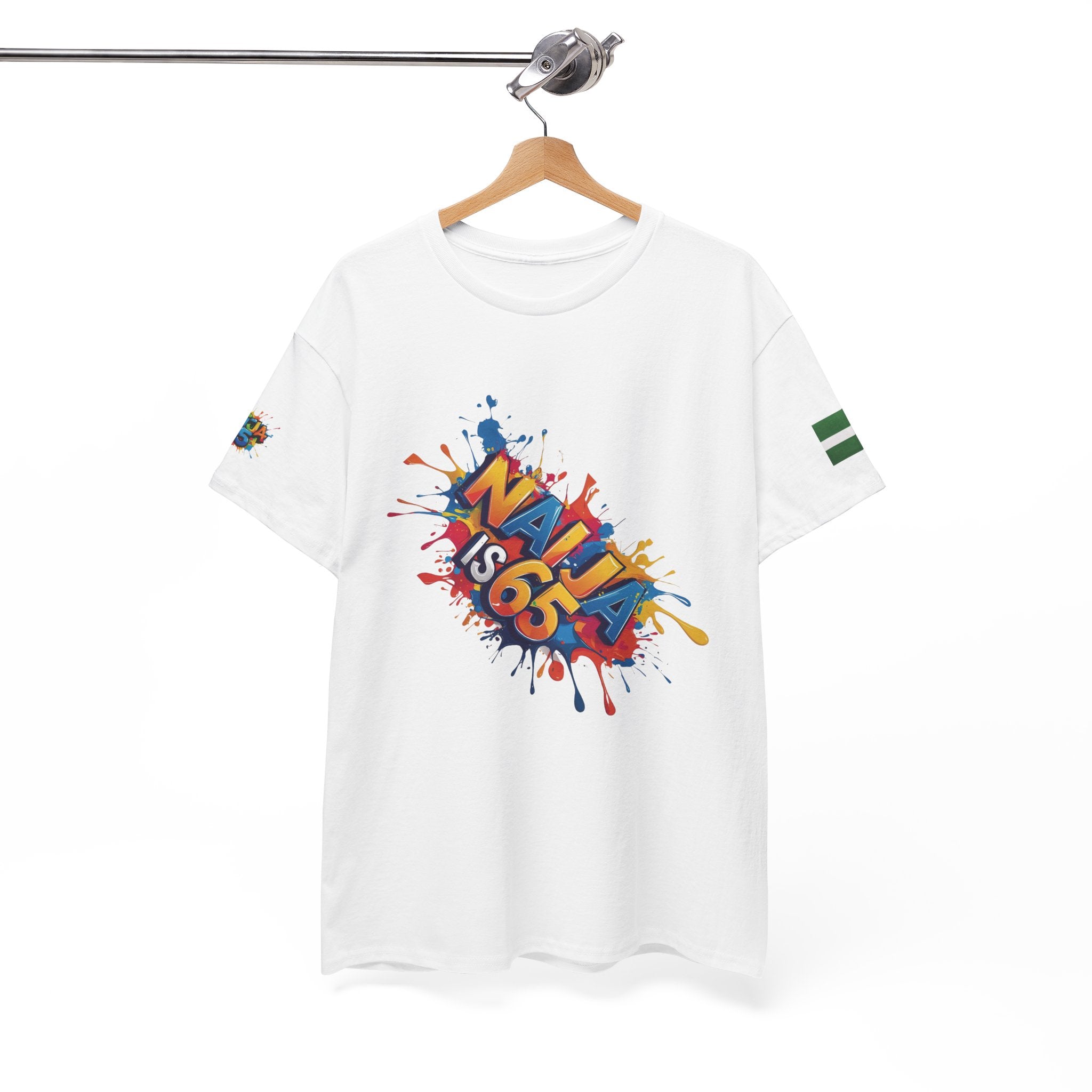 Naija is 65, INDEPENDENCE, Unisex, Cotton T-shirt