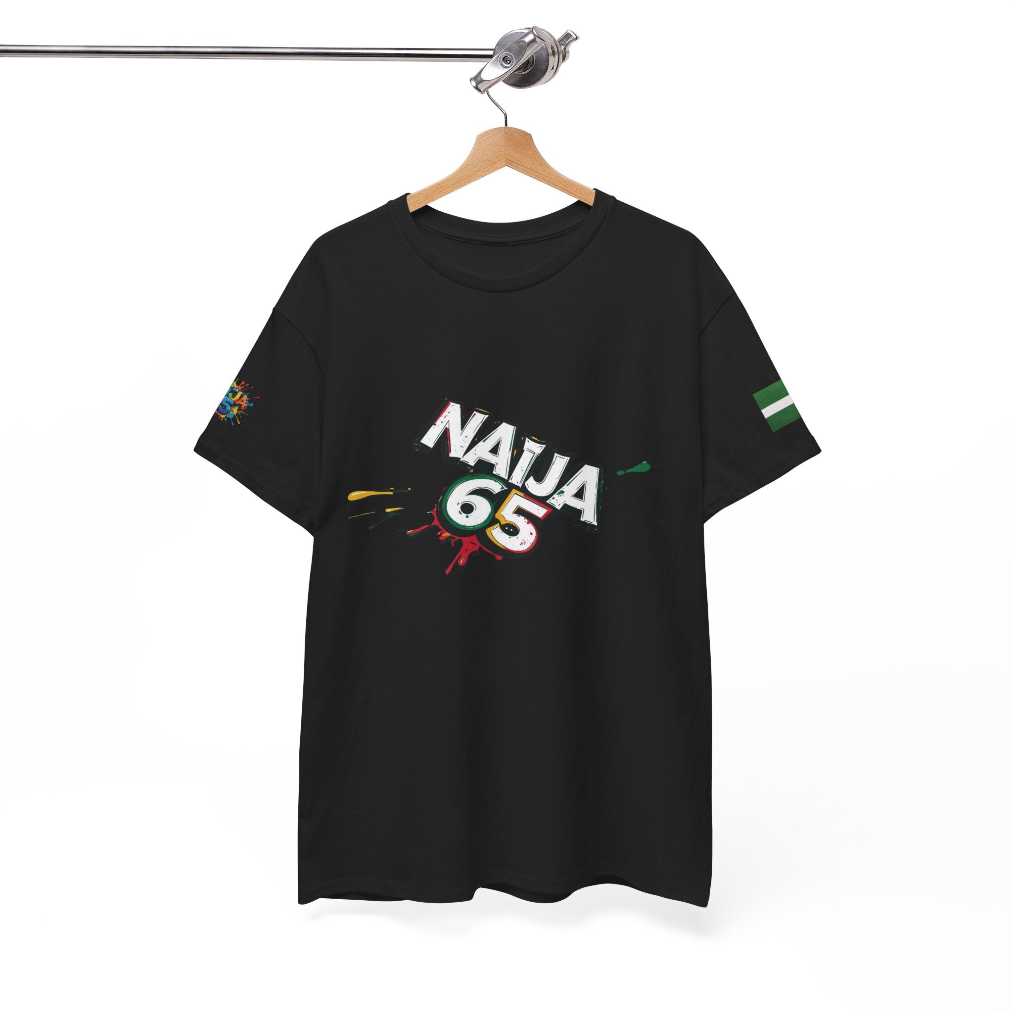 Naija 65TH INDEPENDENCE, Unisex Cotton T-shirt