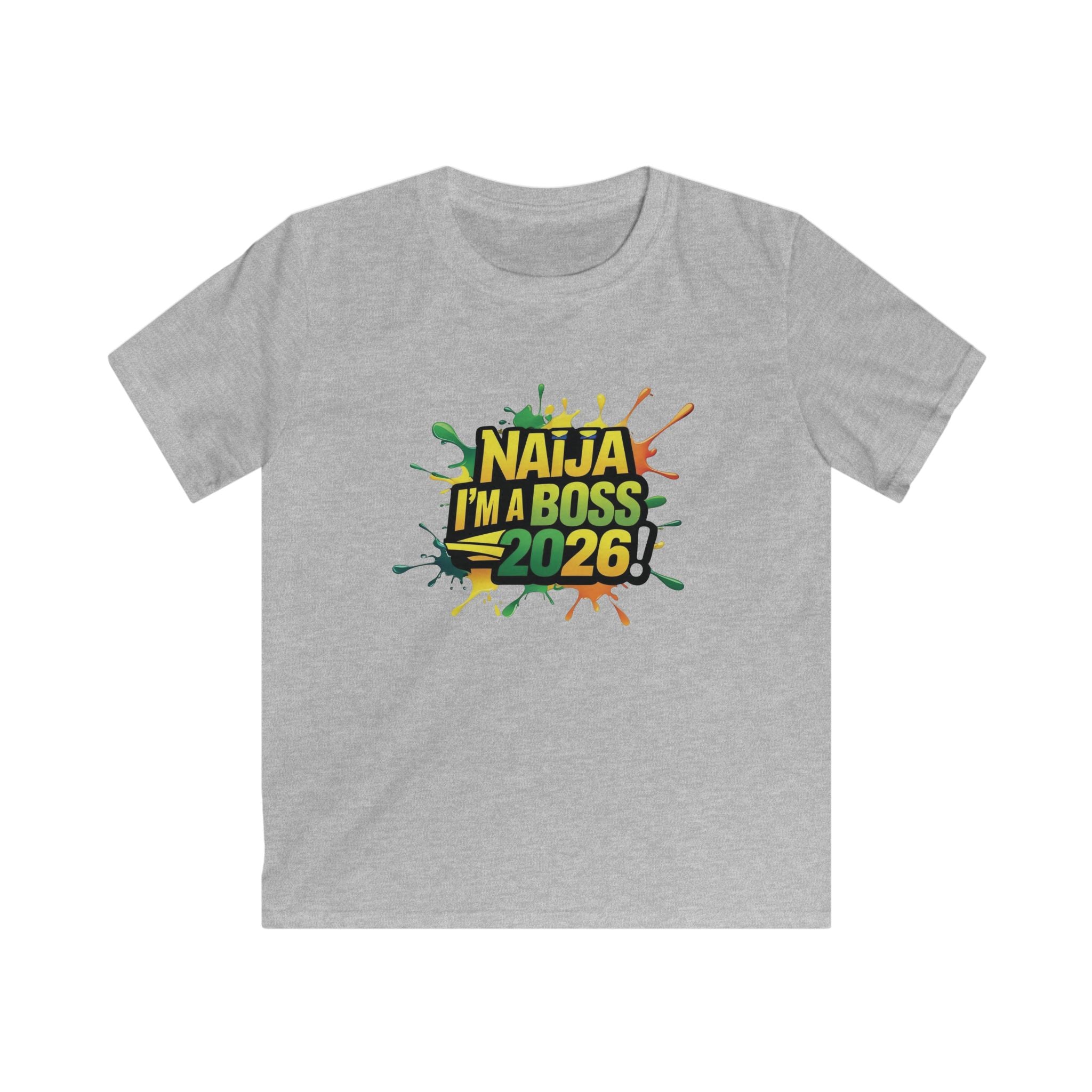 Naija I'm a Boss 2026, Kids Unisex T-shirt