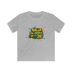 Naija I'm a Boss 2026, Kids Unisex T-shirt