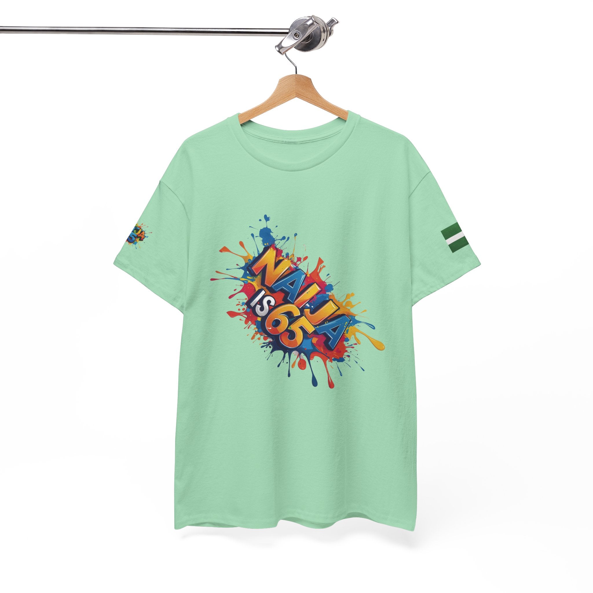 Naija is 65, INDEPENDENCE, Unisex, Cotton T-shirt