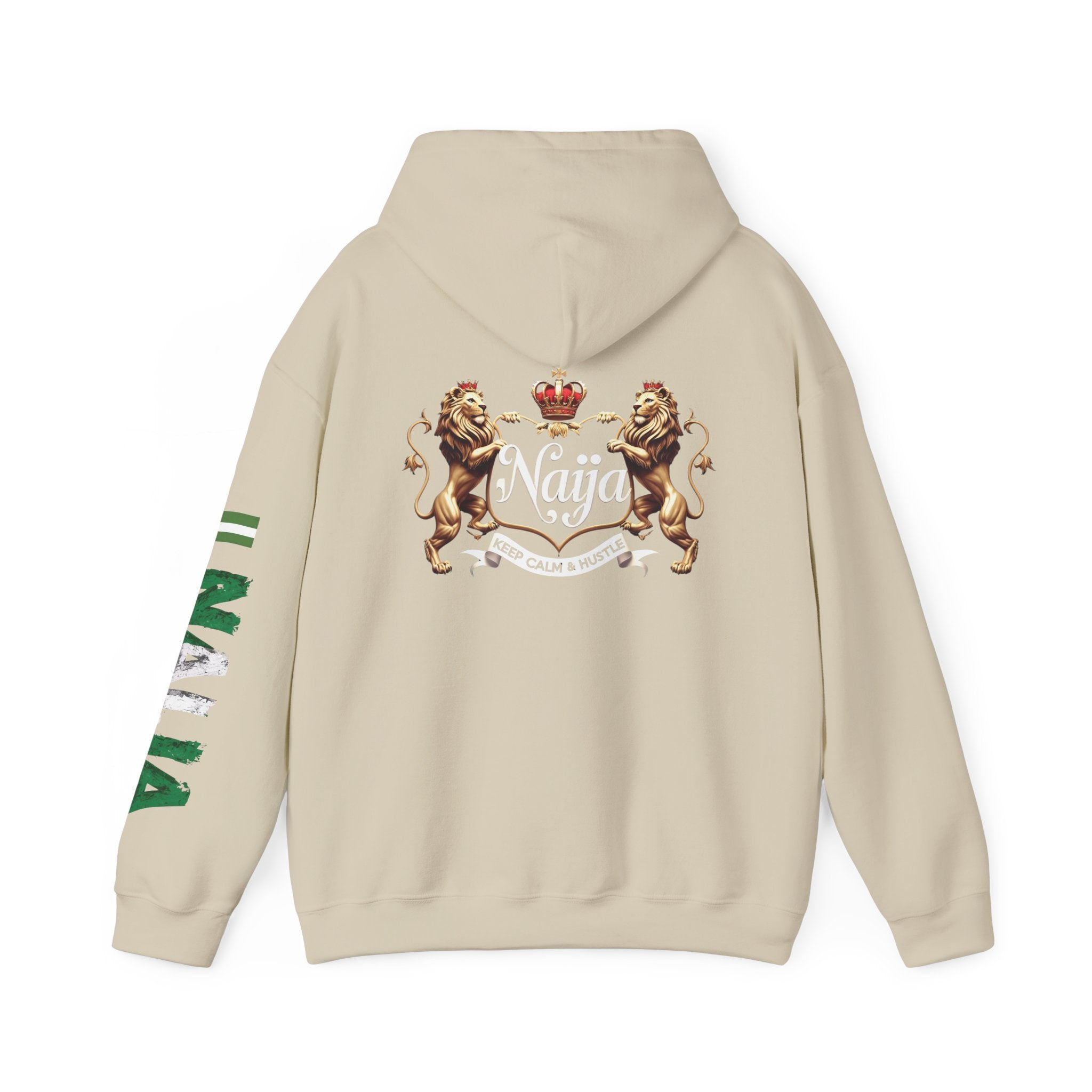 Nigeria- Naija Keep Calm & Hustle Hoodie.