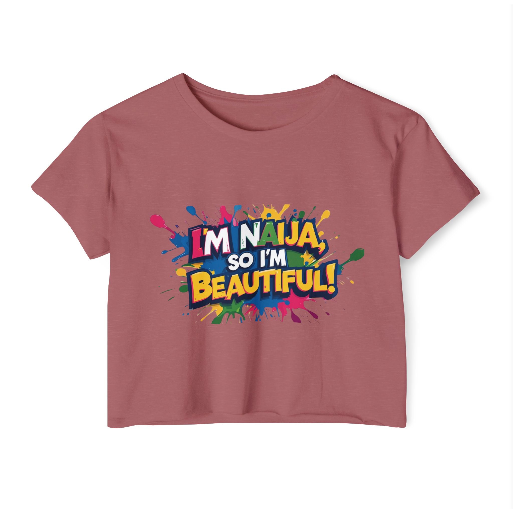 I'm Naija so I'm Beautiful, Cotton T-shirt