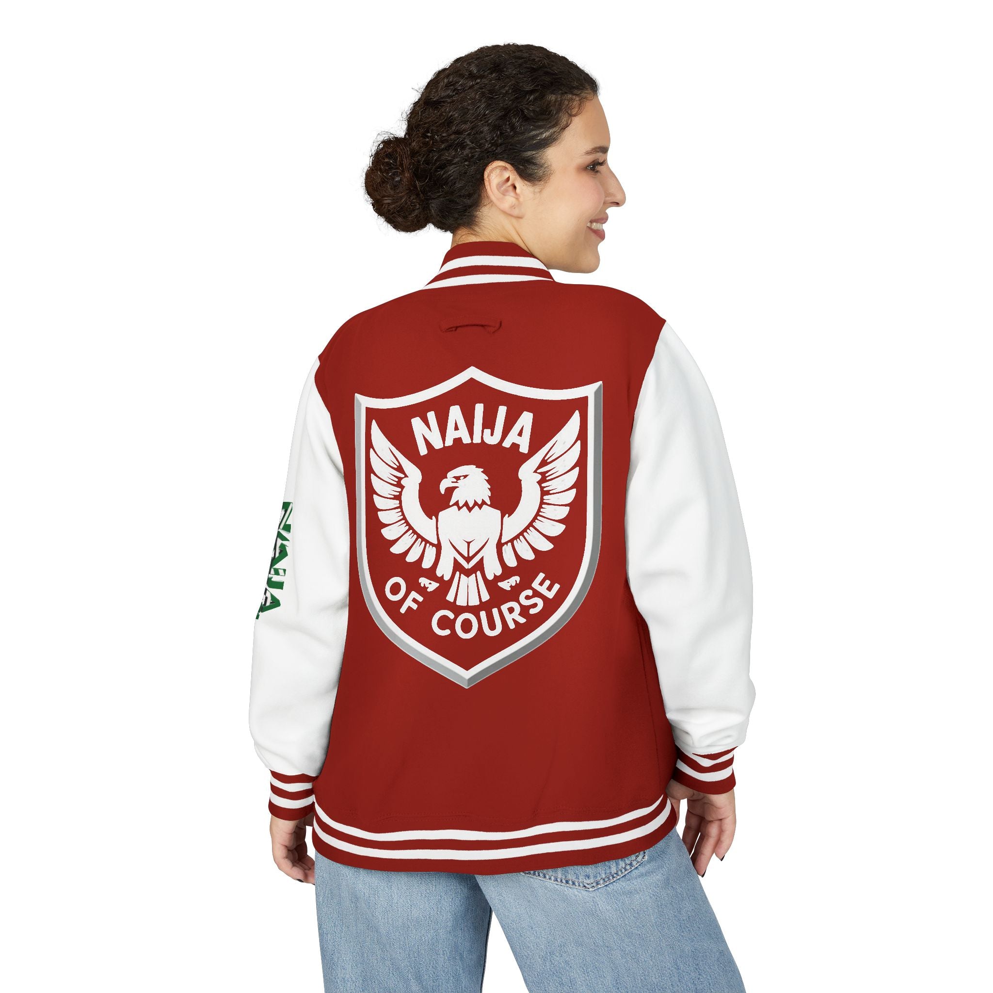 Naija of Course, Unisex Letterman Jacket