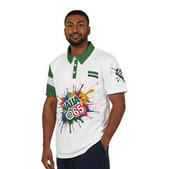 Naija @ 65 Independence Polo Shirt, Nigerian themed.