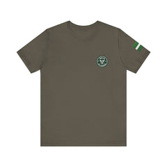 Naija number 1 of Course, Stylish Unisex T-shirt - Naija Of Course Fashion, Army green T-shirt