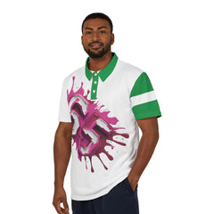 Naija Independence Day Polo Shirt with Naija slogan.