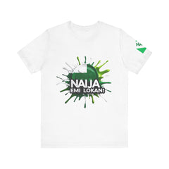 NAIJA EMI LOKAN, Casual Wear, Cotton Unisex T-shirt - Naija Of Course Fashion, White T-shirt
