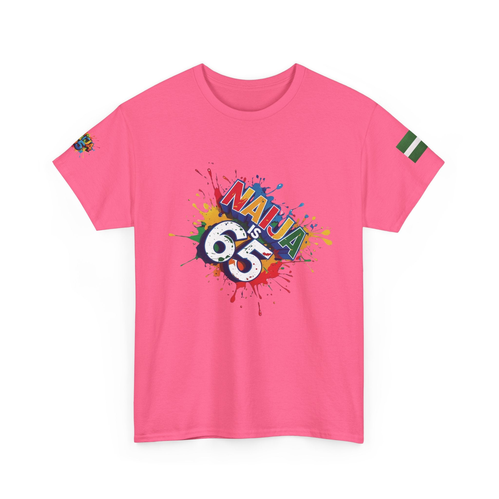 Naija is 65, INDEPENDENCE CELEBRATION  - Unisex Cotton T-shirt