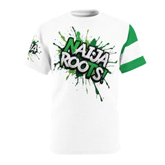 Naija Roots Unisex White Stitching T-shirt - Naija Of Course streetwear fashion