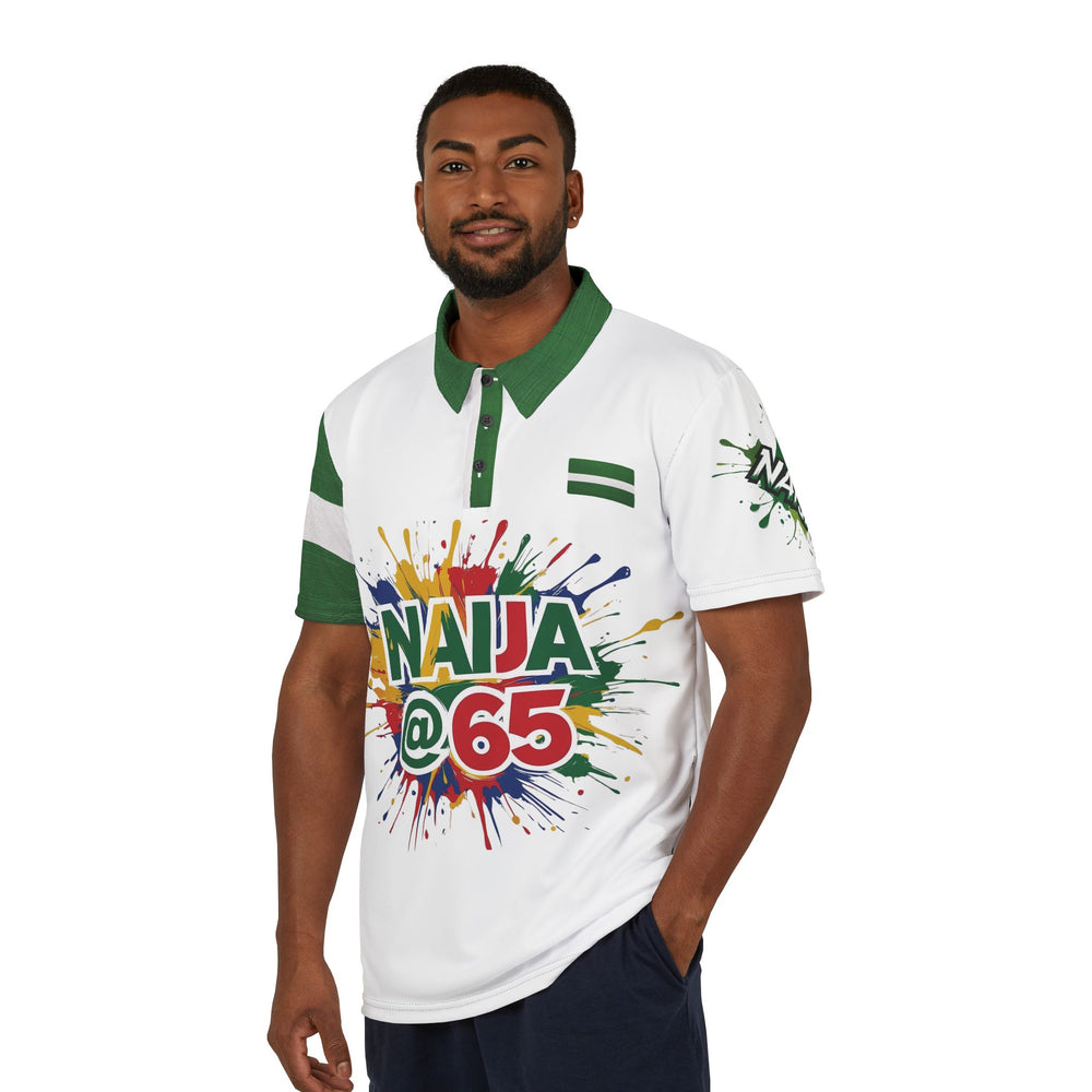 Naija At 65, Independence Day unisex Polo Shirt - Naija Of Course streetwear fashion
