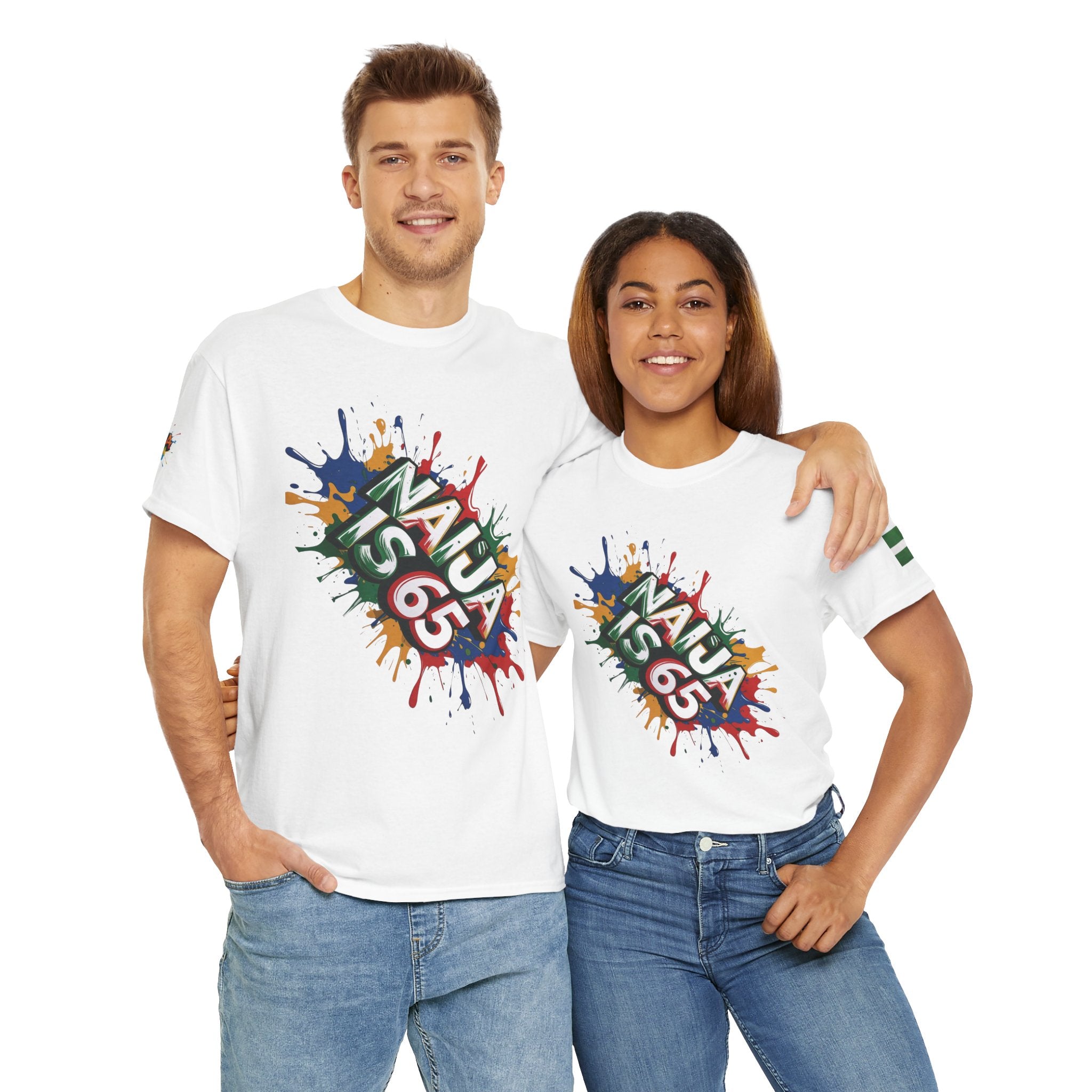 Naija, is 65, INDEPENDENCE DAY Unisex Cotton T-shirt