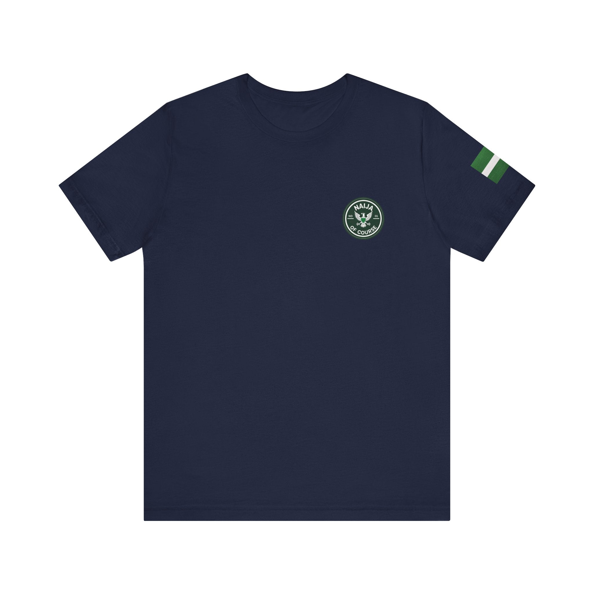 Naija number 1 of Course, Stylish Unisex T-shirt - Naija Of Course Fashion, Navy blue T-shirt