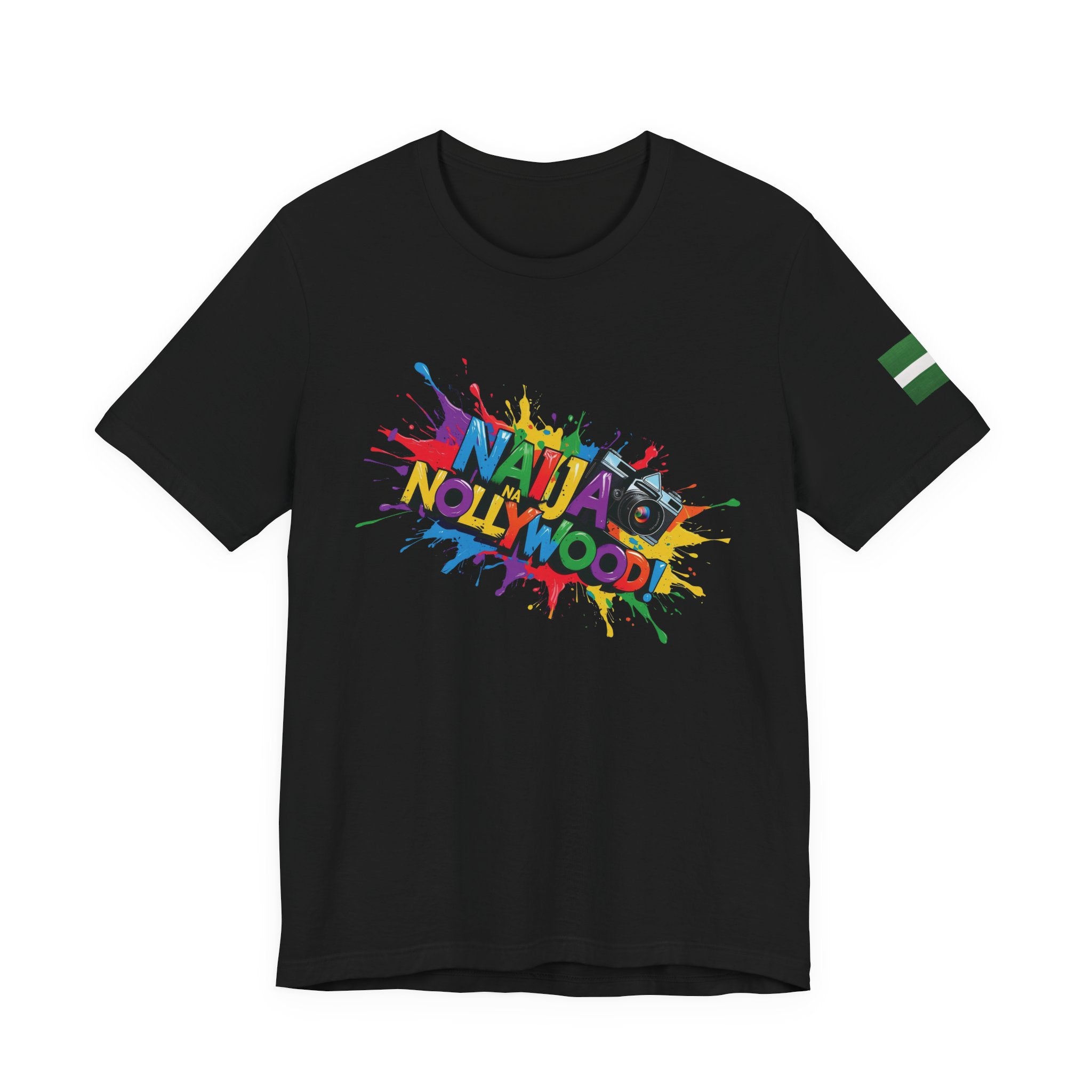 Naija- Na Nollywood Unisex T-shirt - Naija Of Course Fashion, Black T-shirt