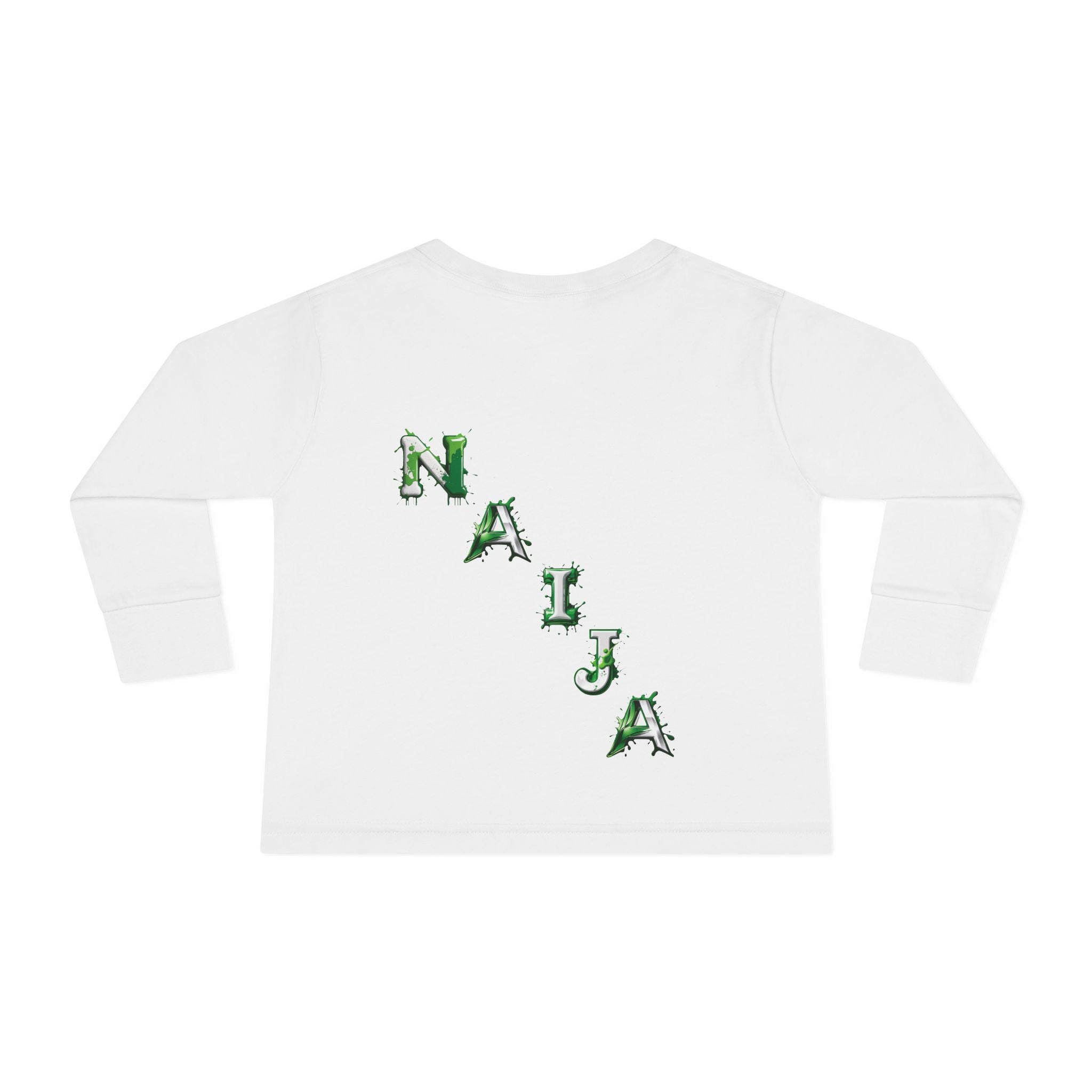 Naija Papa’s No Dey Take Dem Pickin Play, Toddler Long Sleeve T-shirt