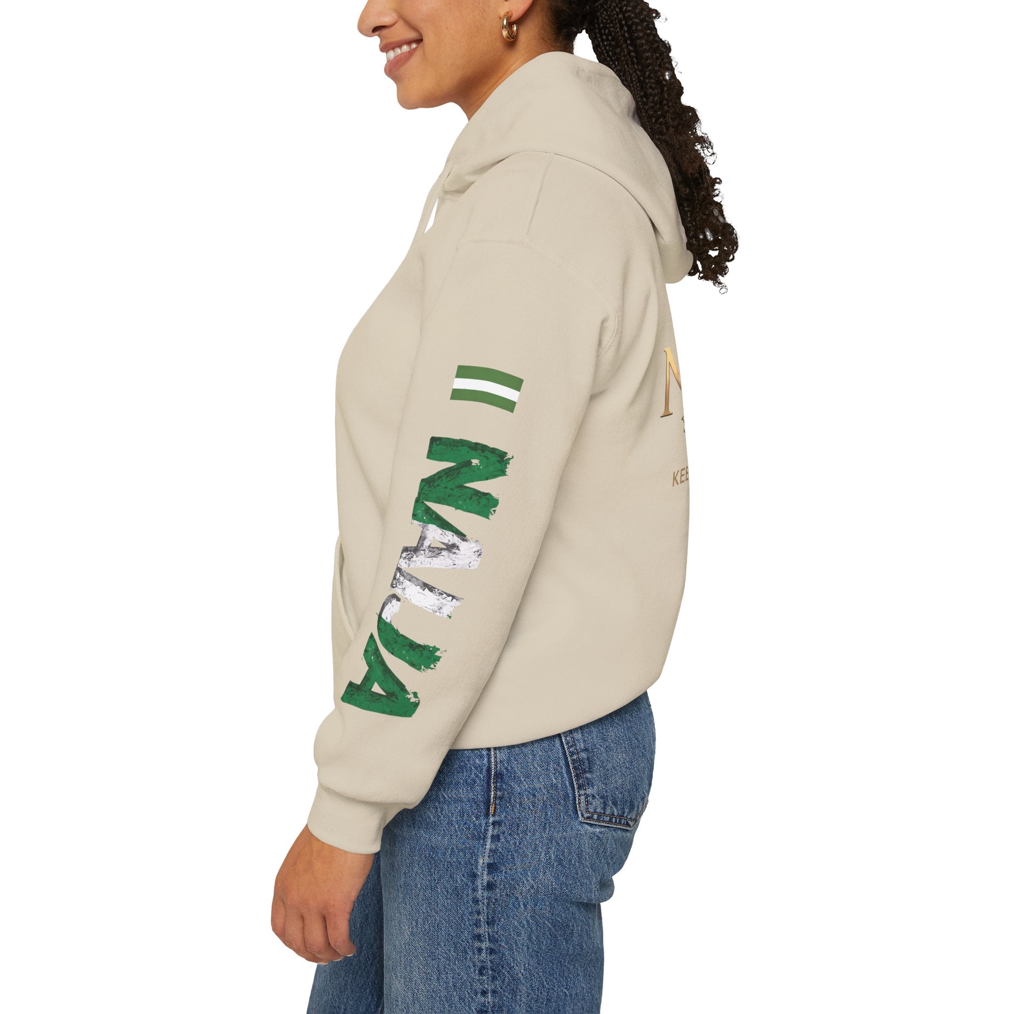 Naija Keep Calm & Hustle Hoodie