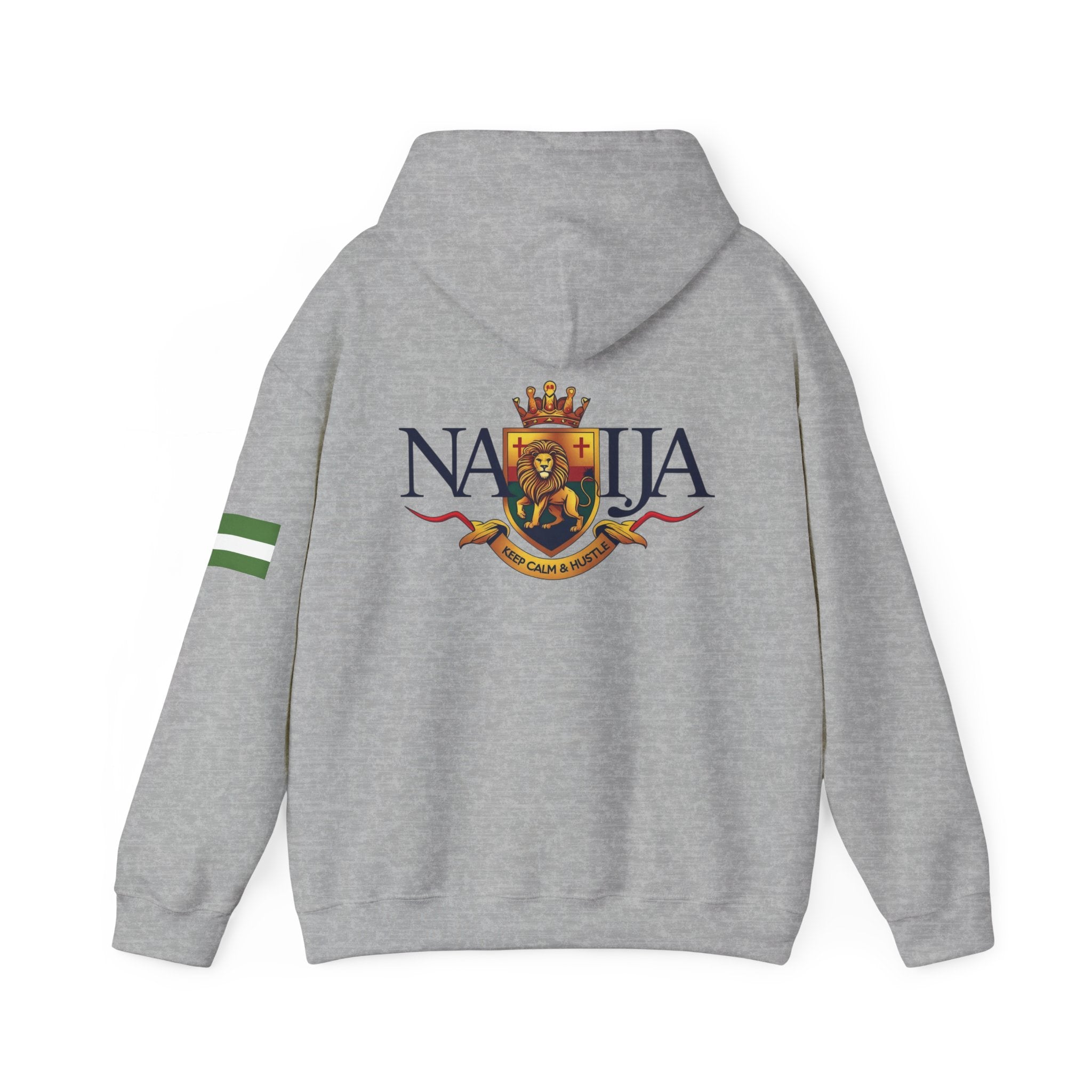 Naija-Keep Calm & Hustle Hoodie