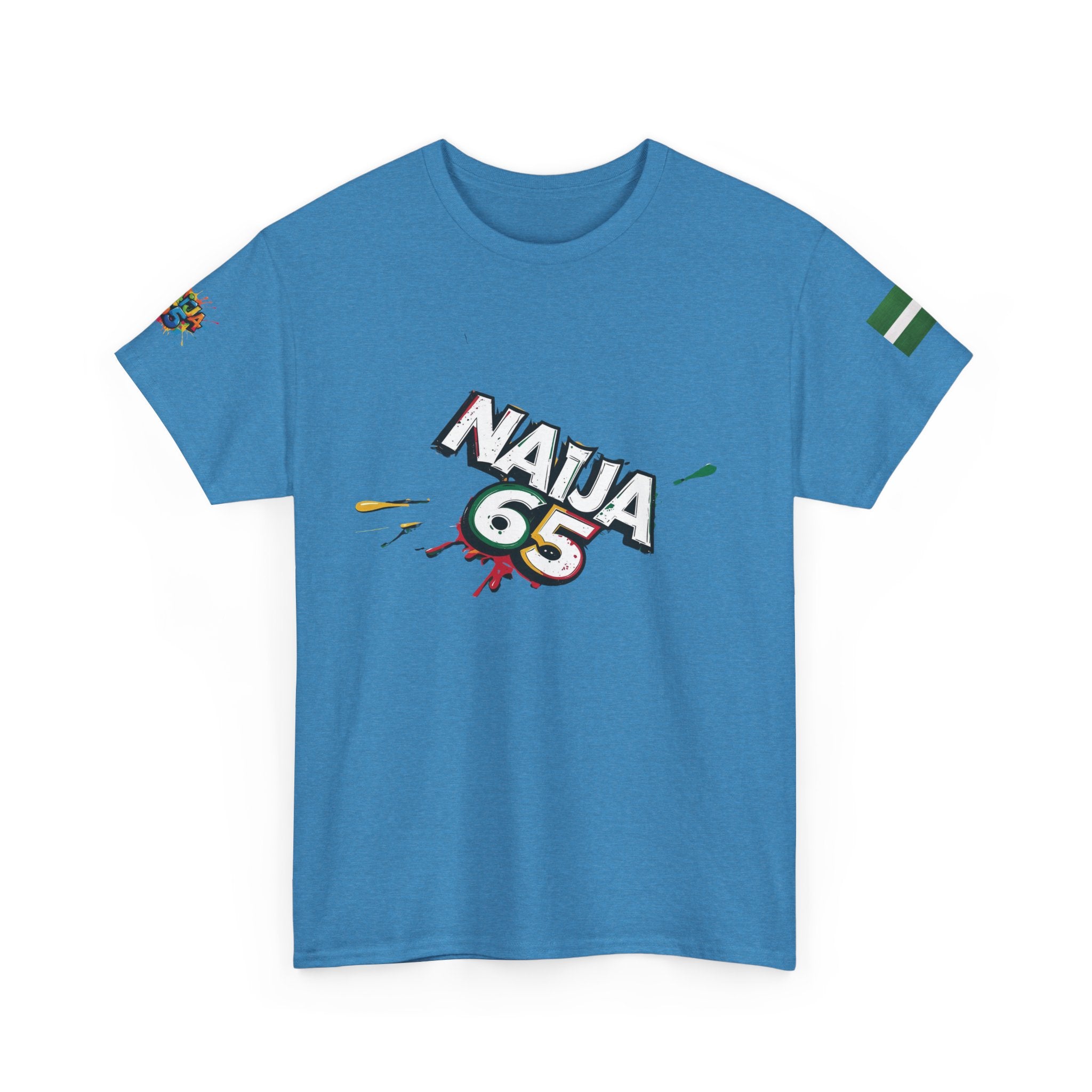 Naija 65TH INDEPENDENCE, Unisex Cotton T-shirt