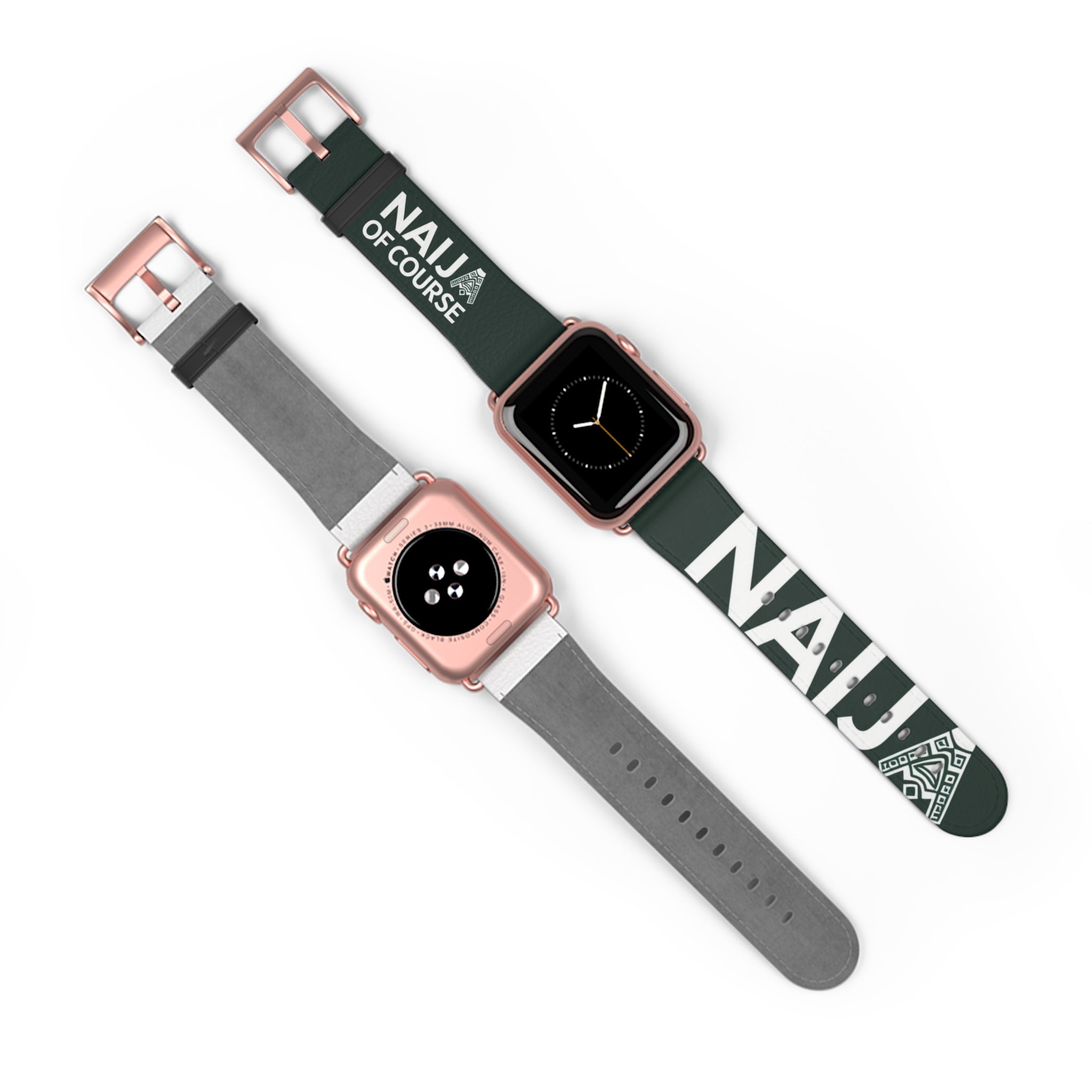 Niaja Of Course Motif, Watch Band for Apple Watch, Wrist 38-41mm