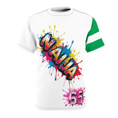 Naija 65th, Independence Day Black Stitching T-shirt Unisex - Naija Of Course streetwear fashion