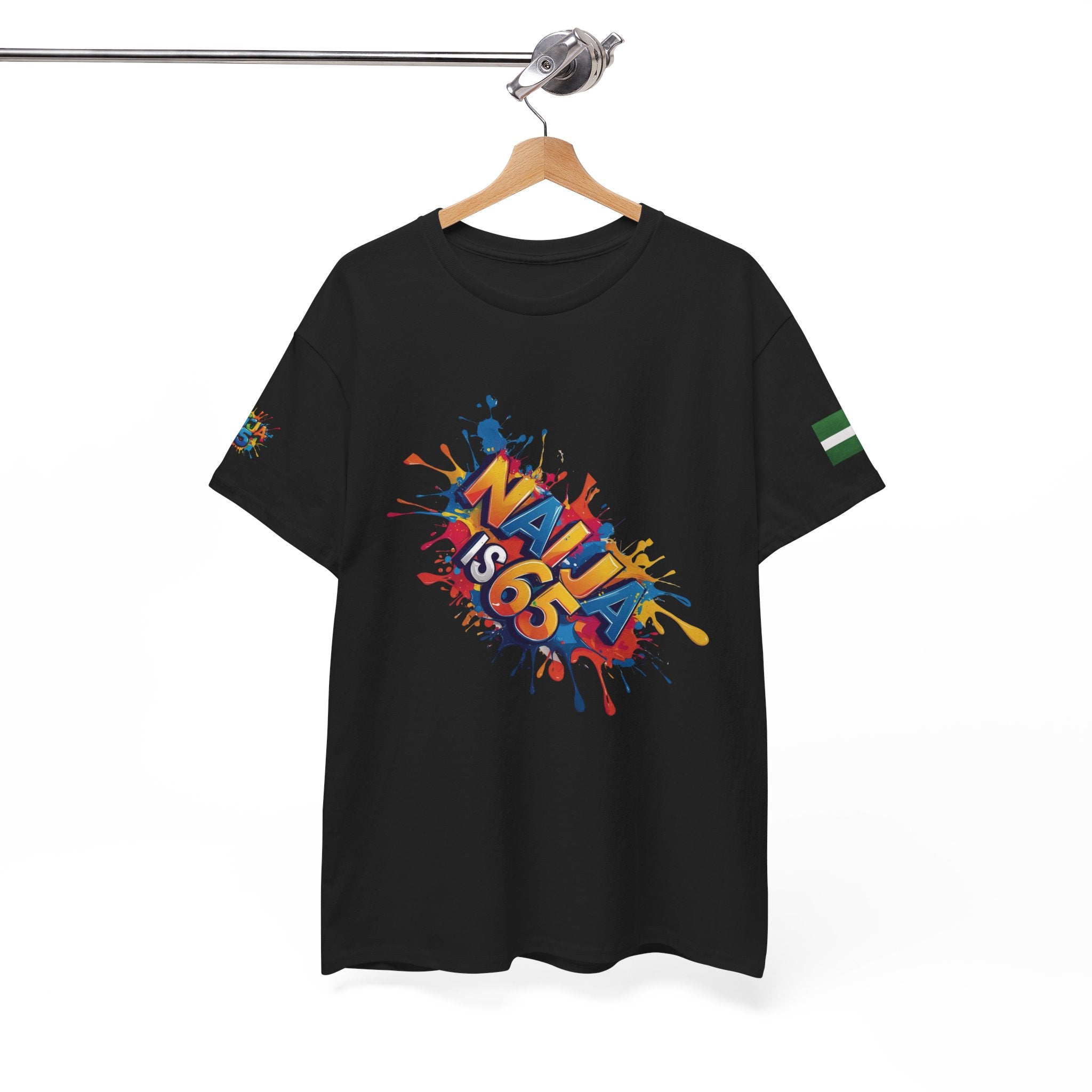 Naija is 65, INDEPENDENCE, Unisex, Cotton T-shirt