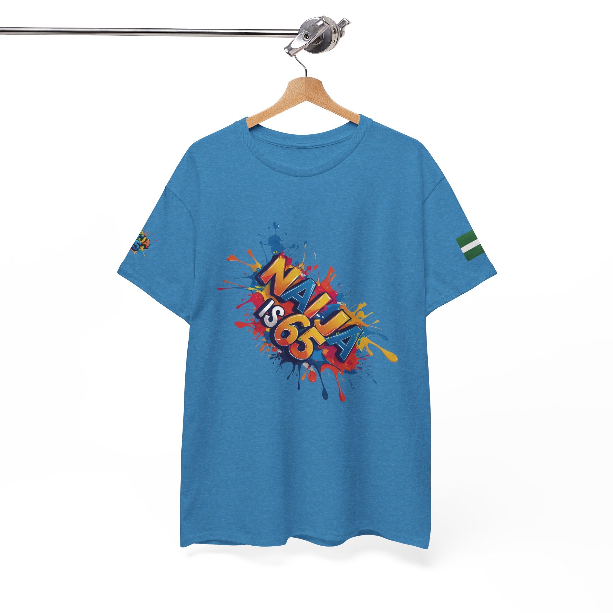 Naija is 65, INDEPENDENCE, Unisex, Cotton T-shirt