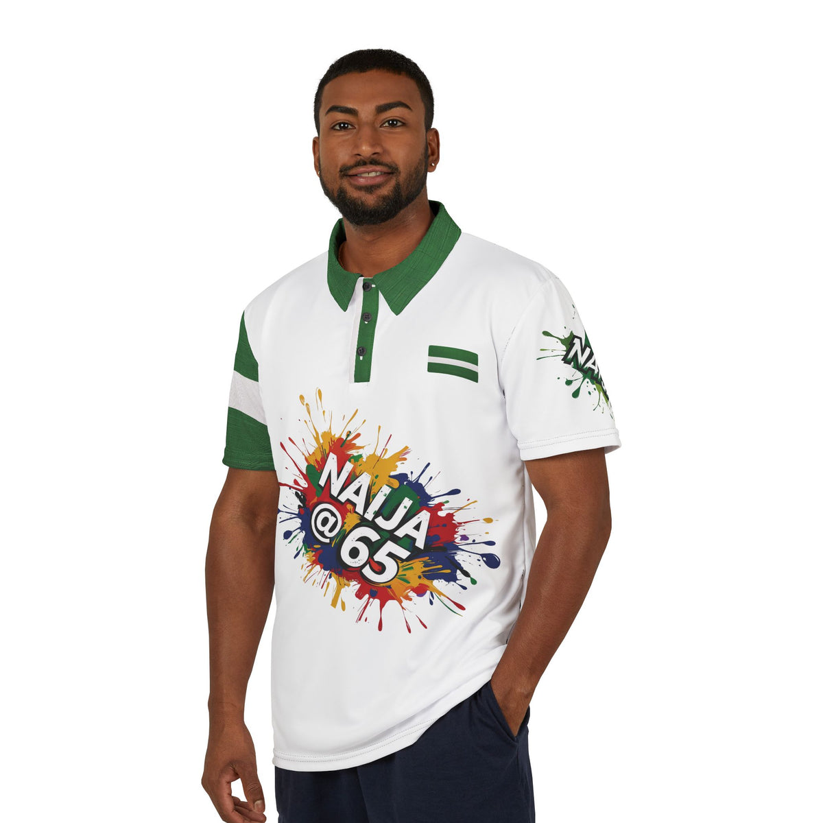 Naija @ 65 Independence, Unisex Polo shirt