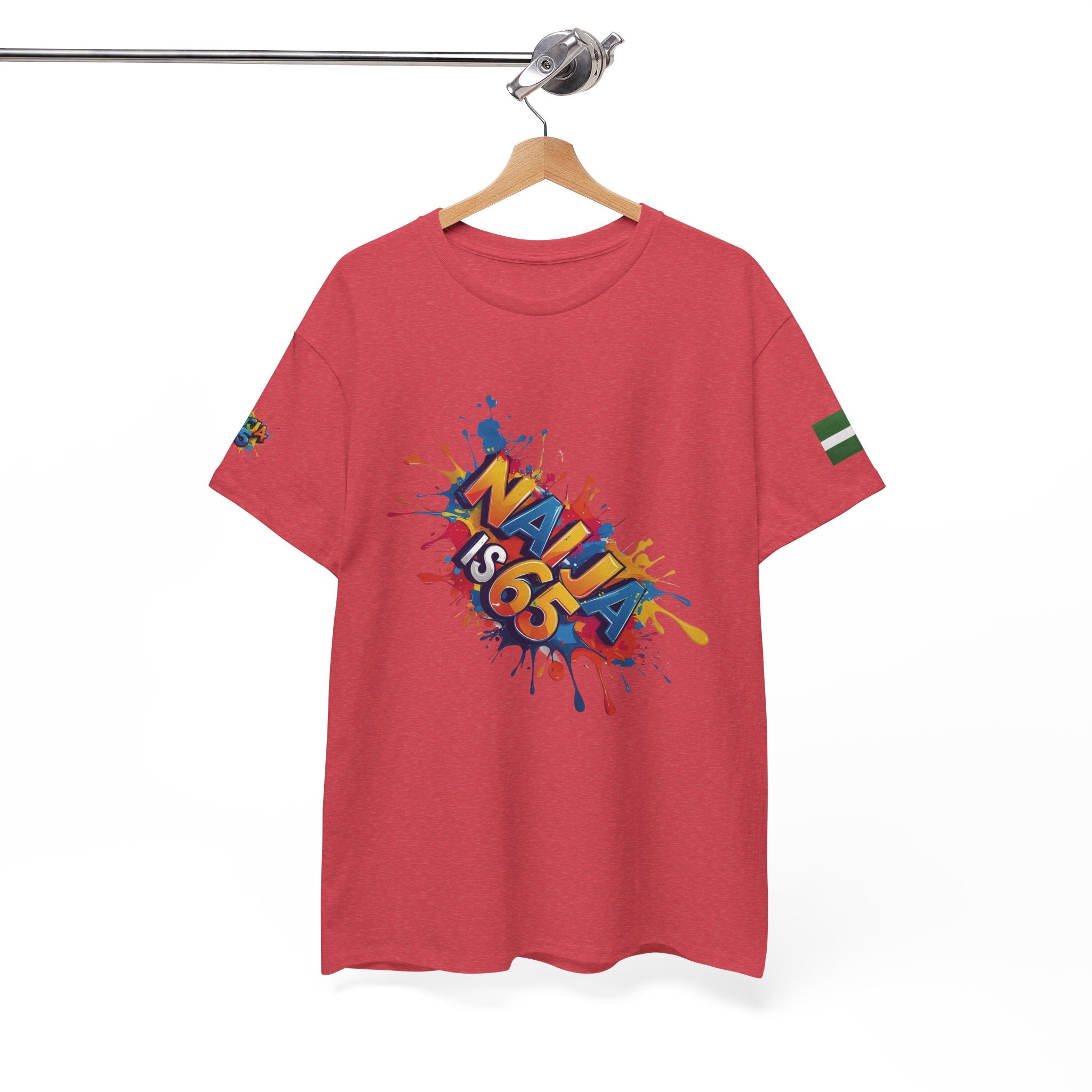 Naija is 65, INDEPENDENCE, Unisex, Cotton T-shirt