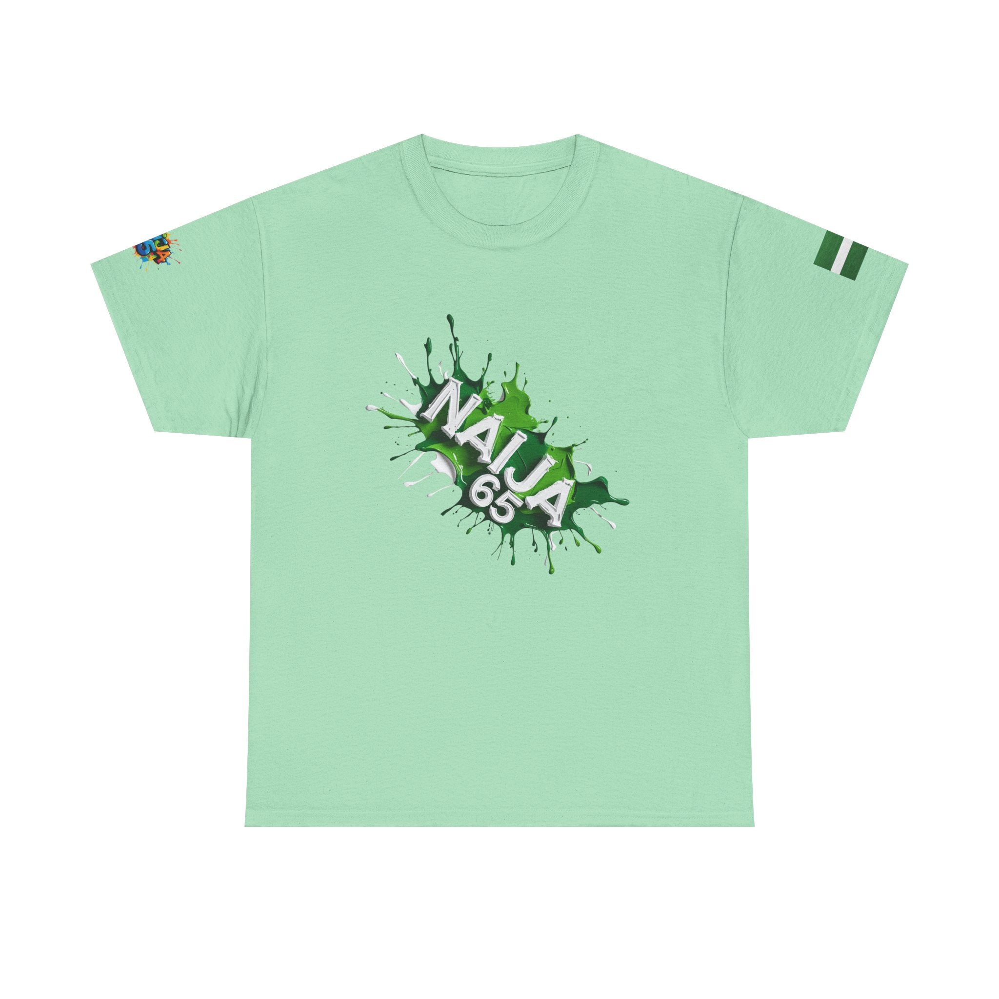 Naija 65TH INDEPENDENCE CELEBRATION, - Unisex Cotton T-shirt