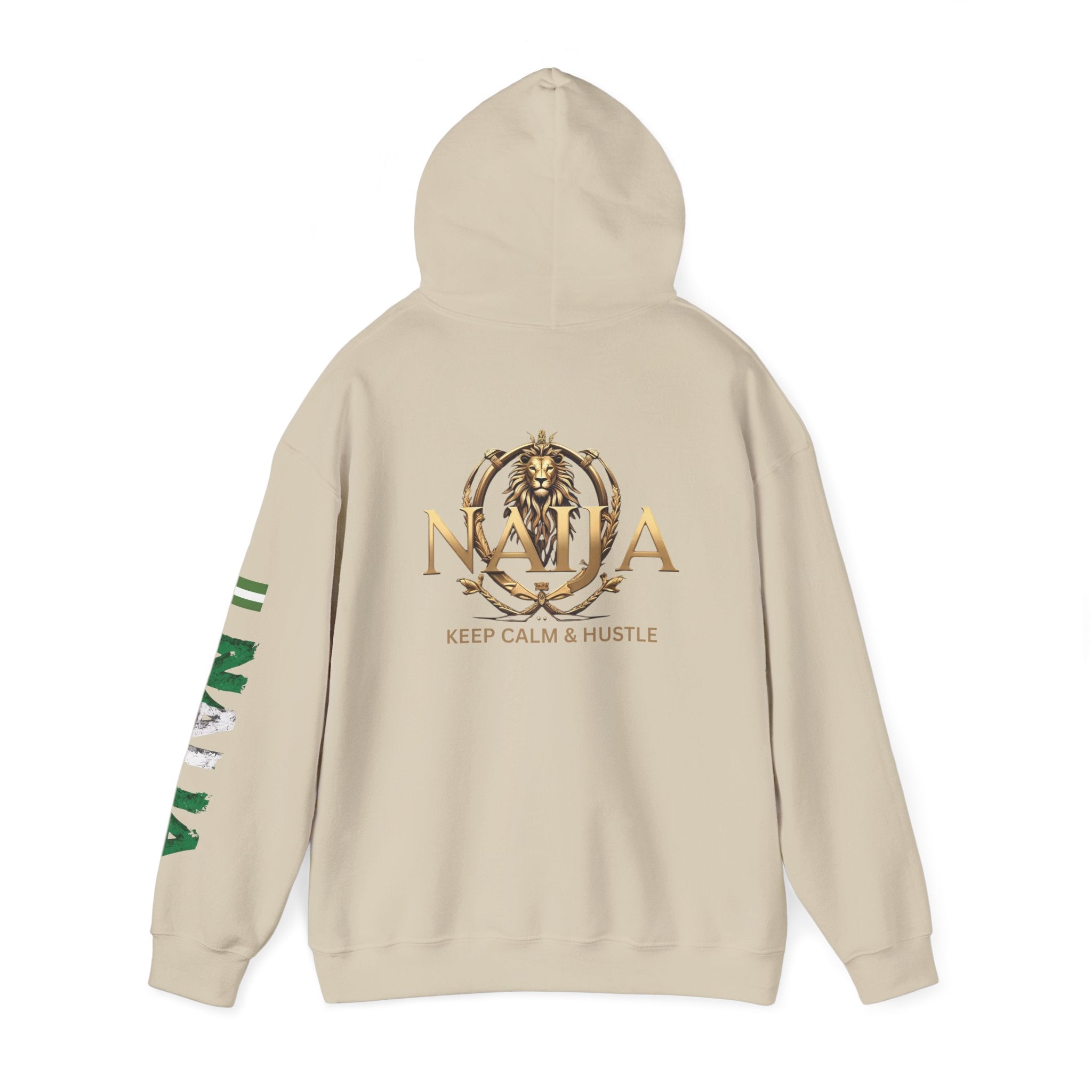 Naija Keep Calm & Hustle Hoodie