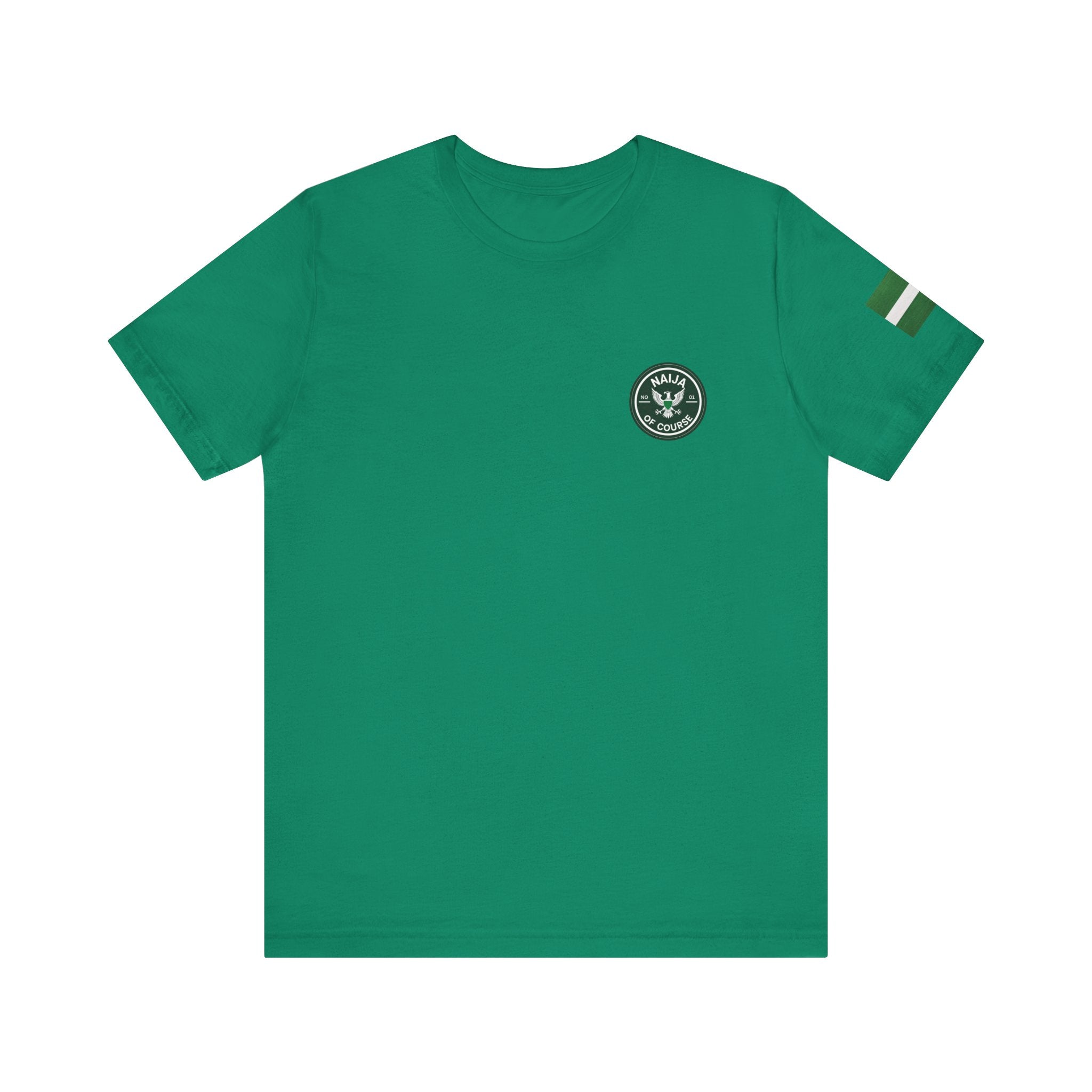 Naija number 1 of Course, Stylish Unisex T-shirt - Naija Of Course Fashion, Green T-shirt