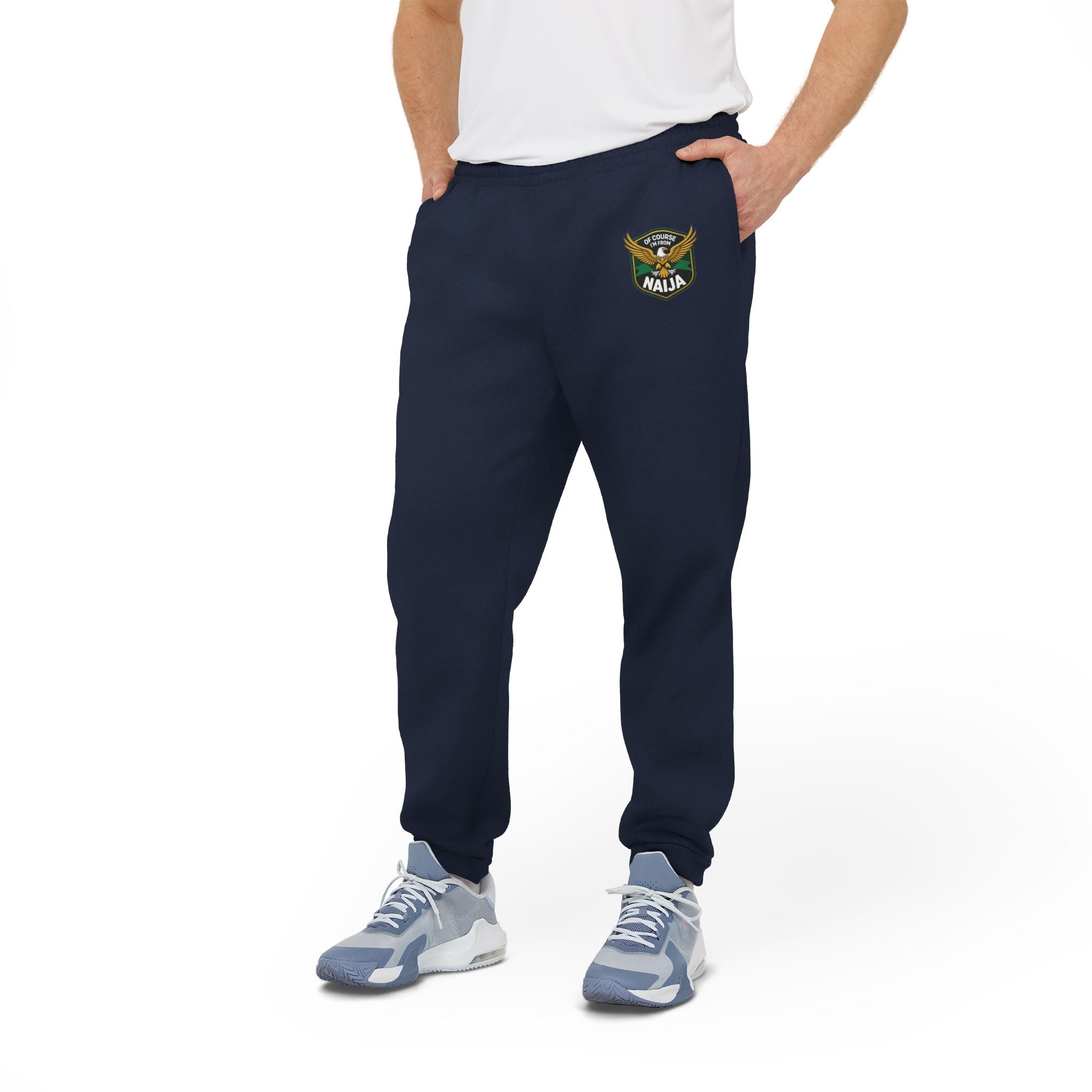 Of Course I'm from Naija motif, Adidas Unisex Joggers