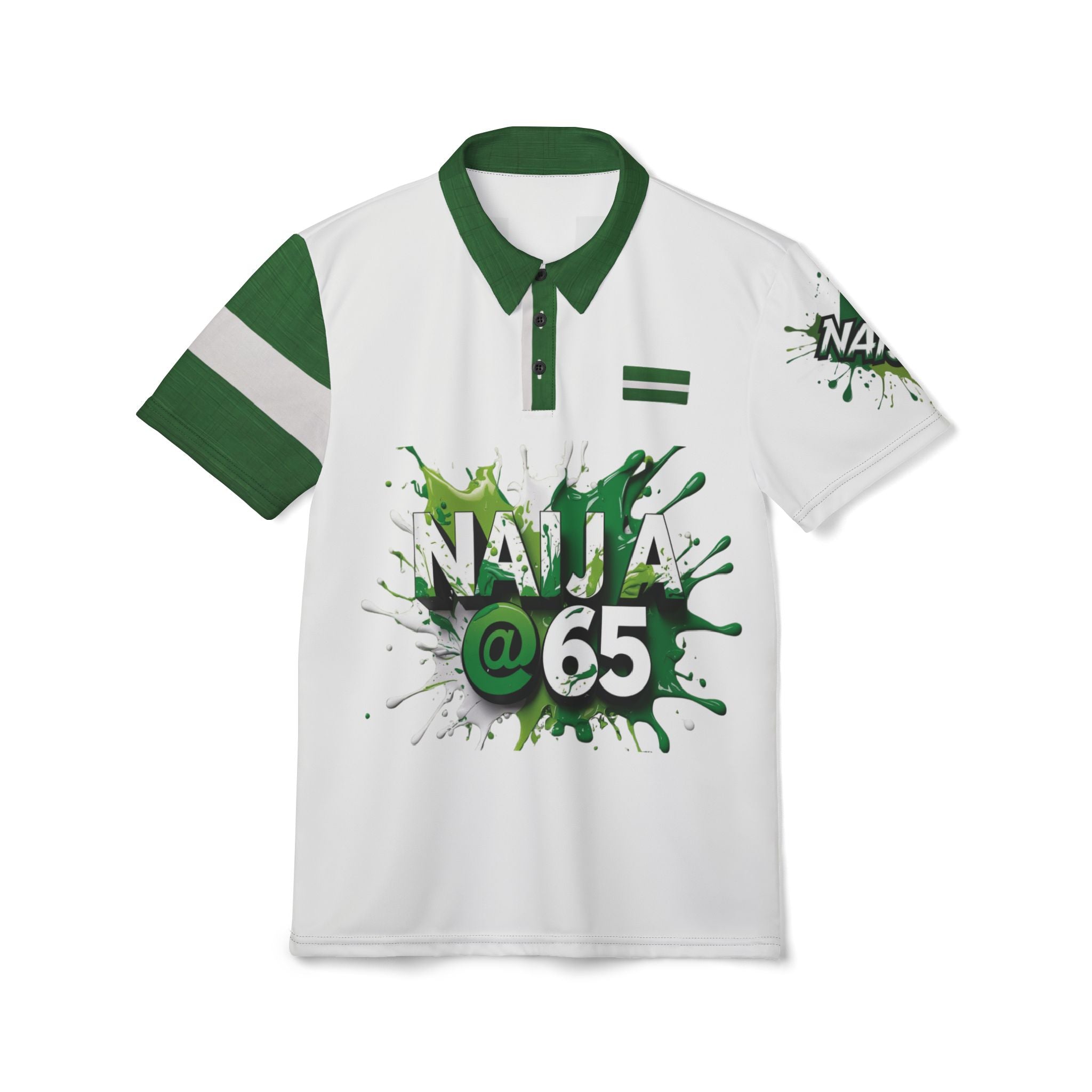 Naija At 65, Independence Day, Unisex Polo shirt