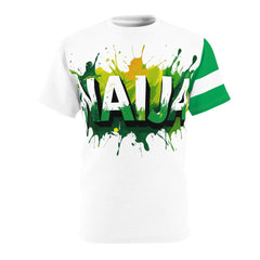 Naija, White Stitching, T-shirt, Unisex - Naija Of Course streetwear fashion