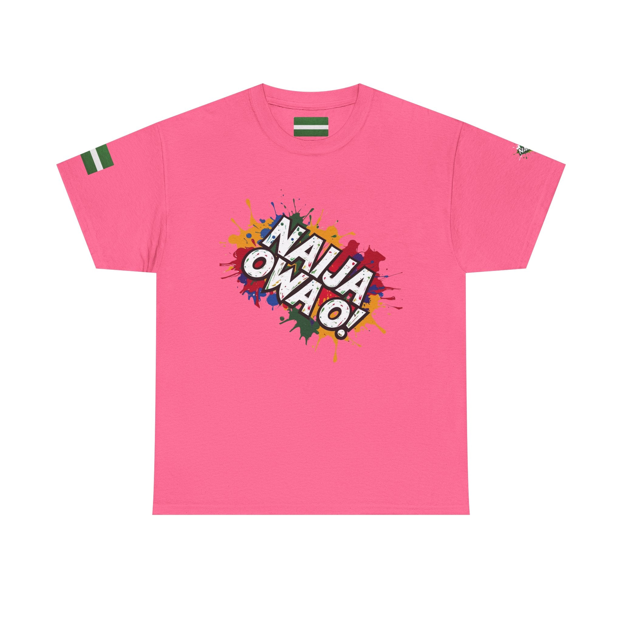 Naija, Streetwear, Nigeria, Urban Fashion, Naija Of Course- Pink T-shirt
