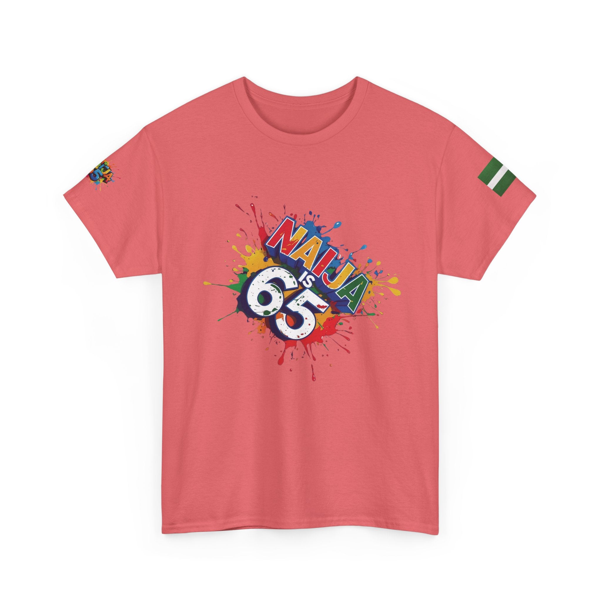 Naija is 65, INDEPENDENCE CELEBRATION  - Unisex Cotton T-shirt