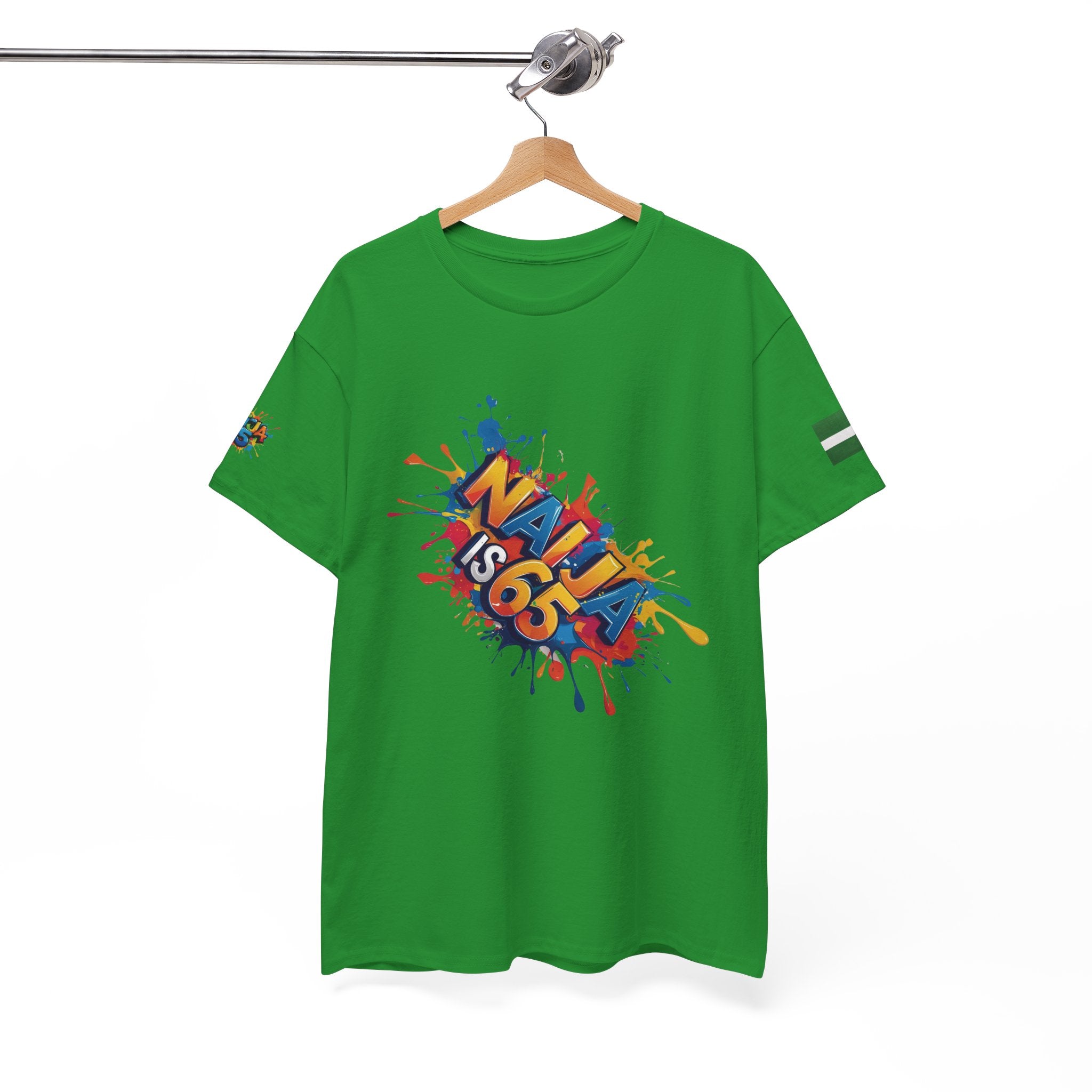 Naija is 65, INDEPENDENCE, Unisex, Cotton T-shirt