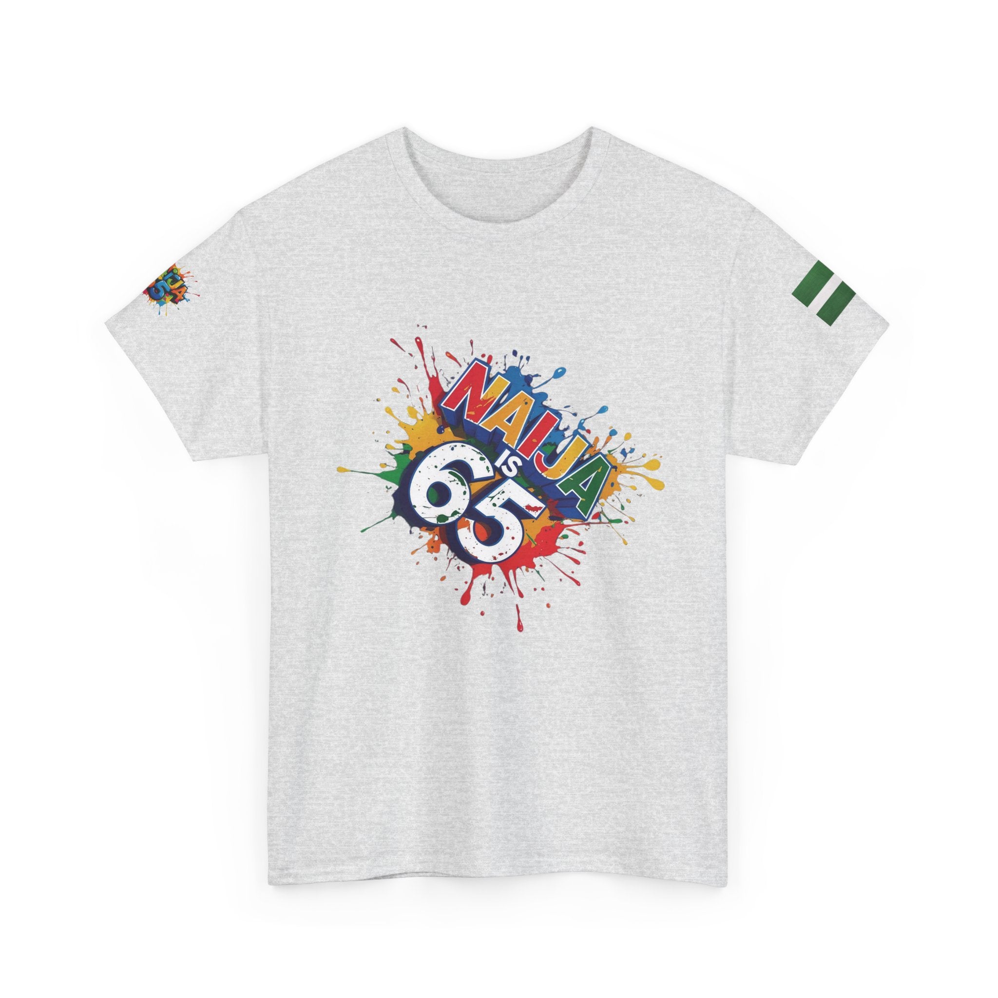 Naija is 65, INDEPENDENCE CELEBRATION  - Unisex Cotton T-shirt