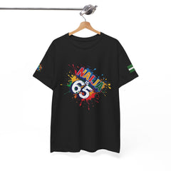 Naija is 65, INDEPENDENCE CELEBRATION  - Unisex Cotton T-shirt