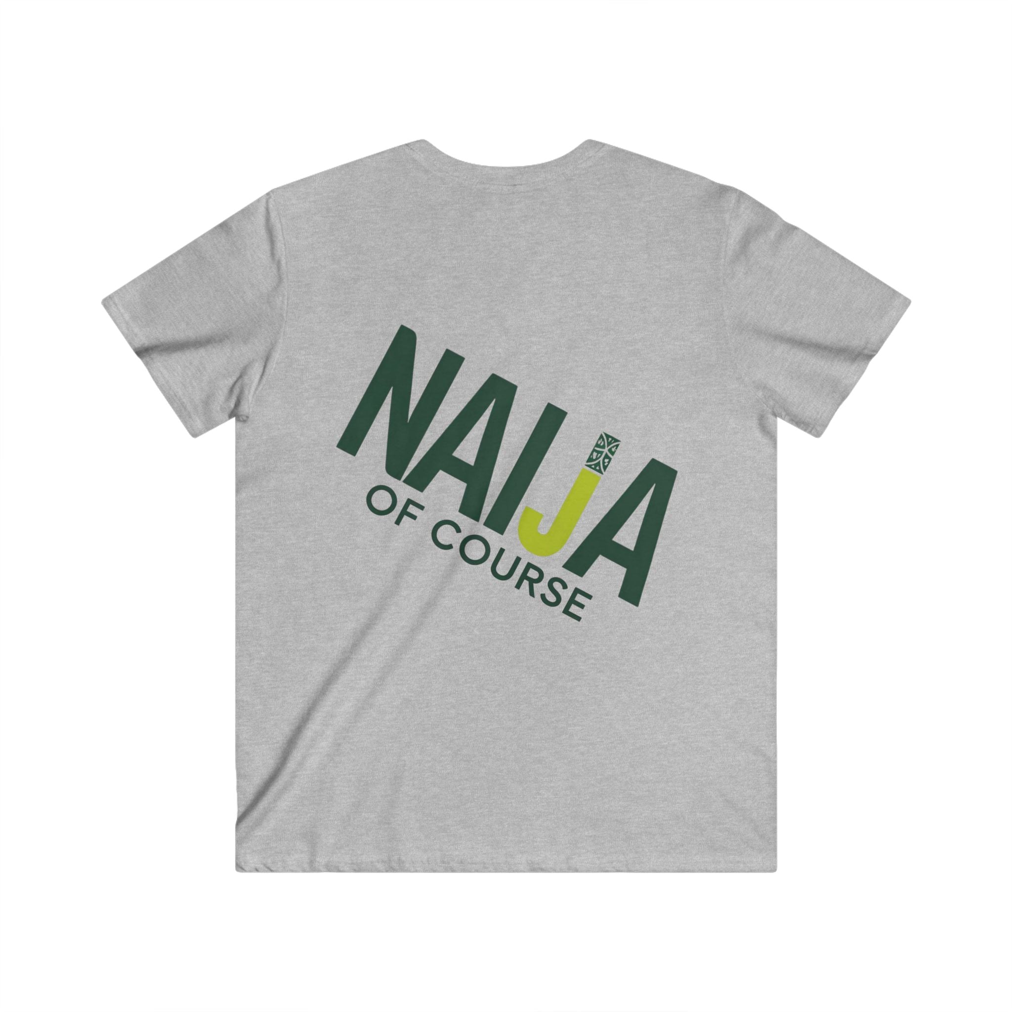 Up Nepa, Men's Fitted V-Neck Short Sleeve T-shirt