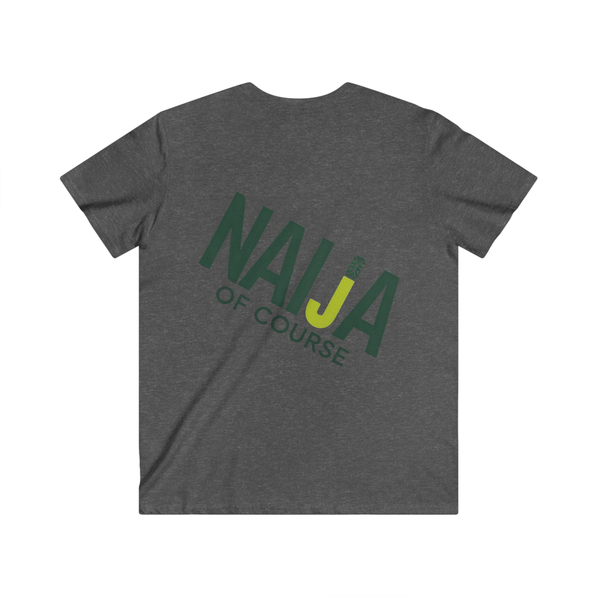 Up Nepa, Men's Fitted V-Neck Short Sleeve T-shirt