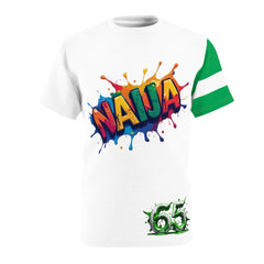 Naija 65th Independence Day, White Stitching Unisex T-shirt - Naija Of Course streetwear fashion