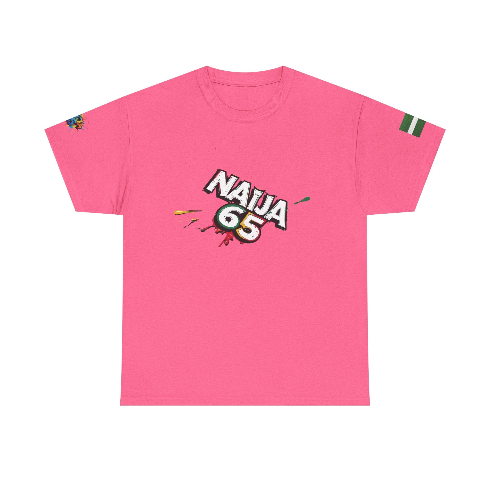Naija 65TH INDEPENDENCE, Unisex Cotton T-shirt
