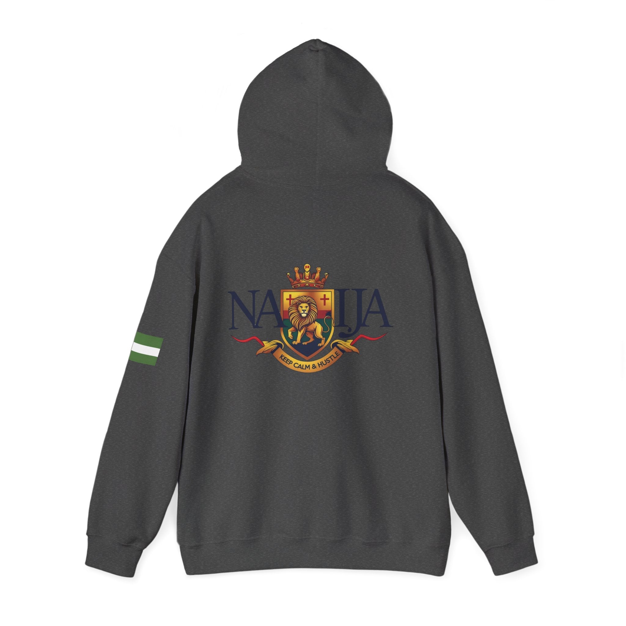 Naija-Keep Calm & Hustle Hoodie