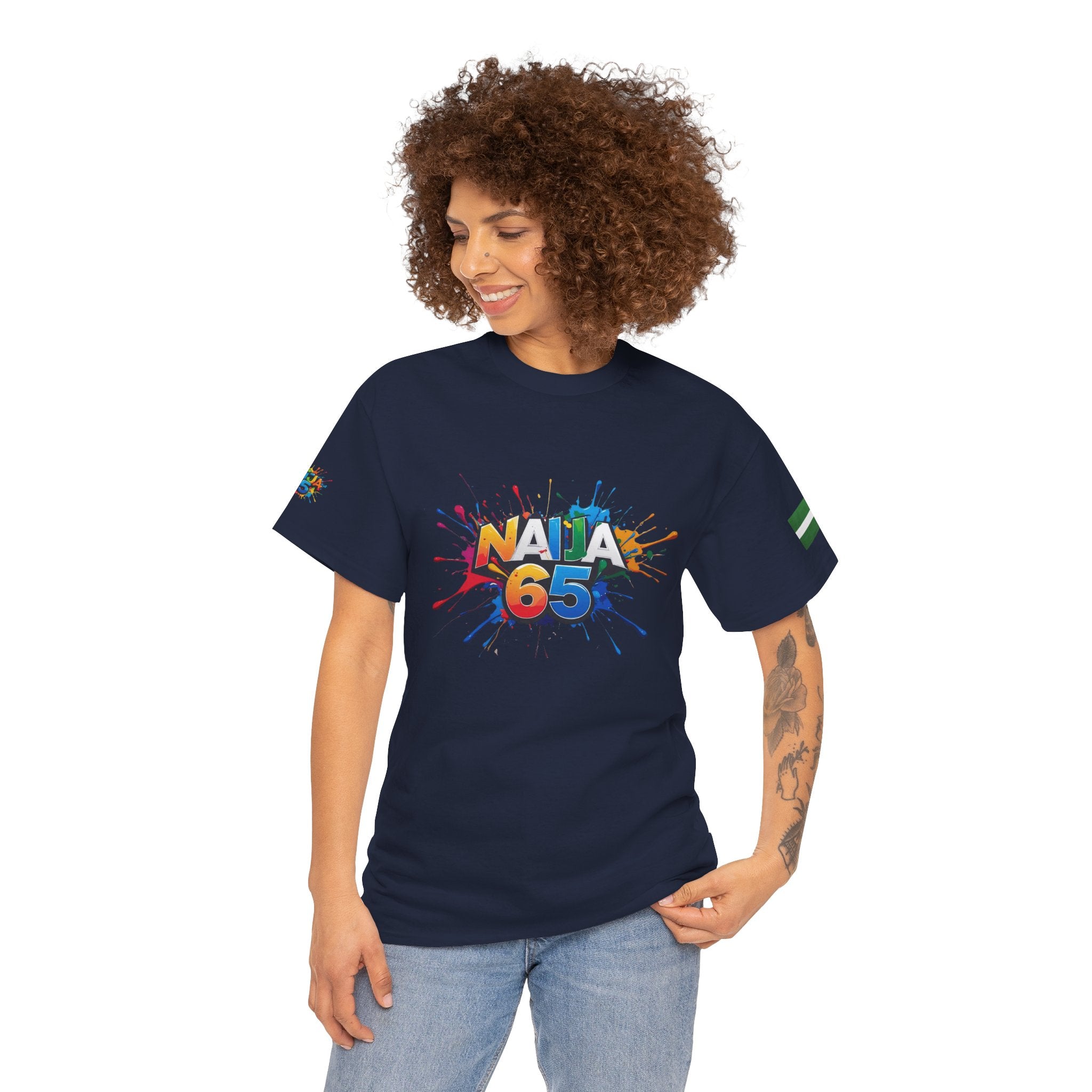 Naija- 65TH INDEPENDENCE Unisex Cotton T-shirt