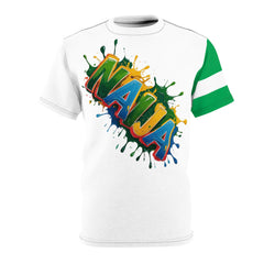 Naija, Unisex Black Stitching T-shirt - Naija Of Course streetwear fashion