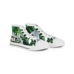 Naija Owa O, Unisex Sneakers - Naija Of Course Fashion Sneakers, White Sole